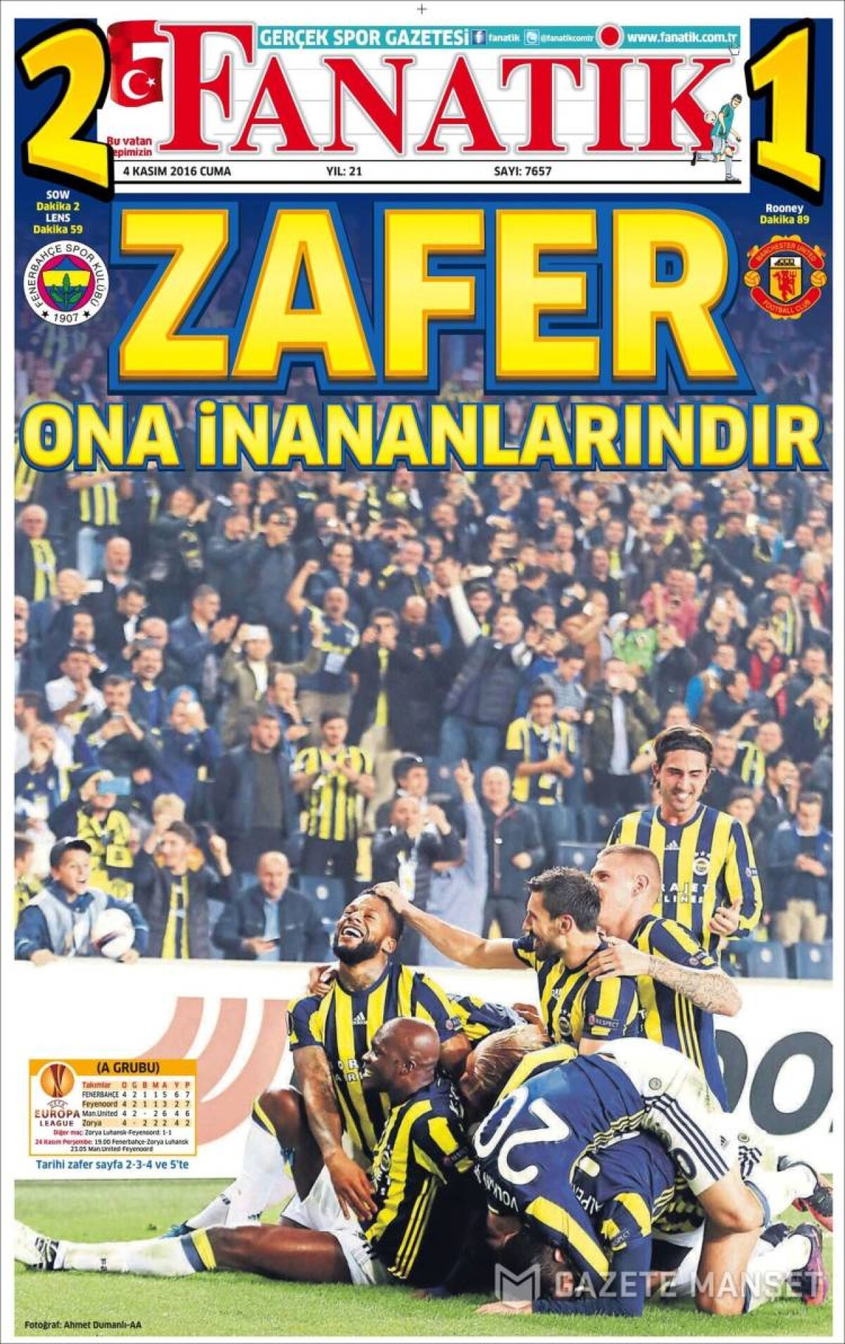 Ce scriu azi ziarele de sport din lume (4 noiembrie 2016)