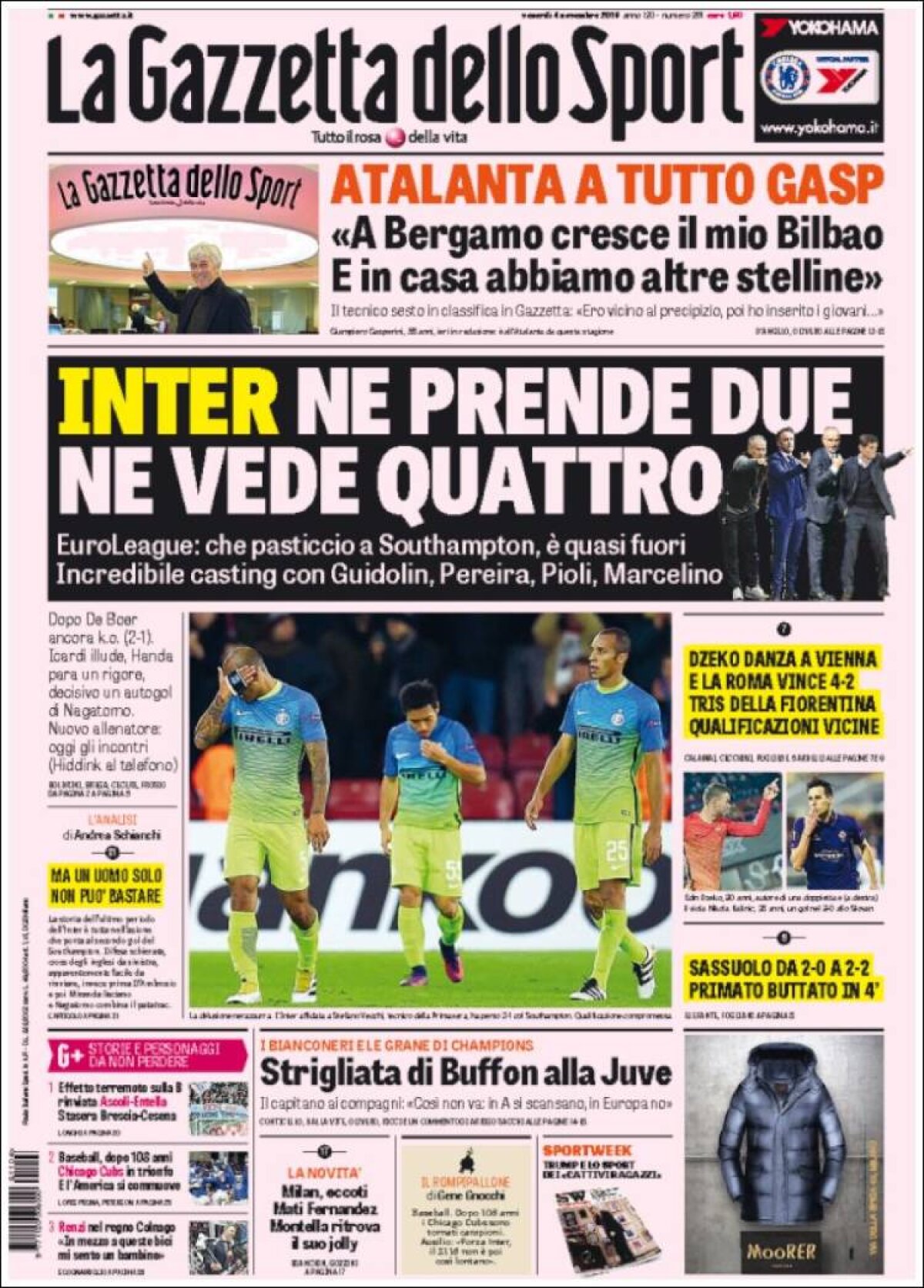 Ce scriu azi ziarele de sport din lume (4 noiembrie 2016)