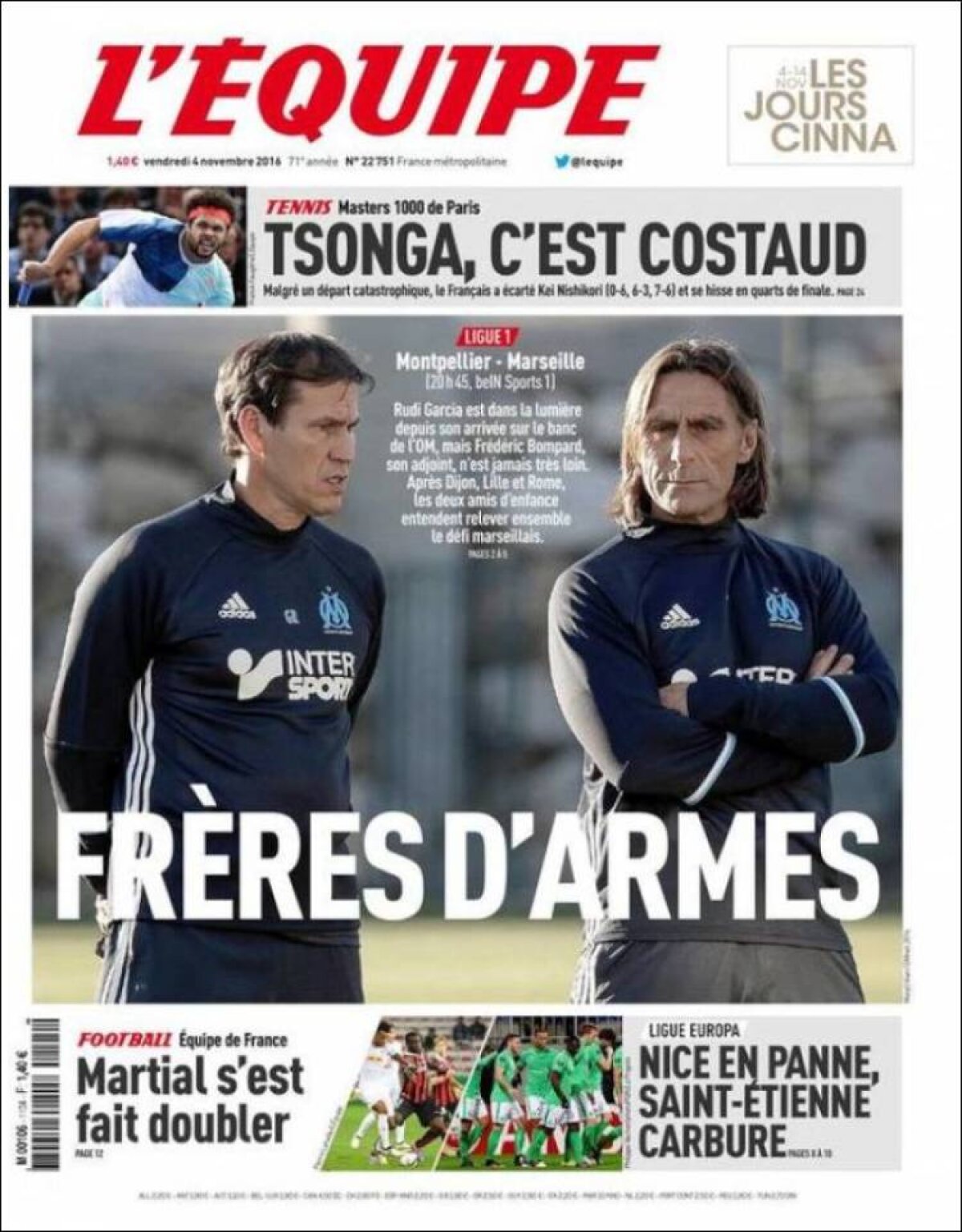 Ce scriu azi ziarele de sport din lume (4 noiembrie 2016)