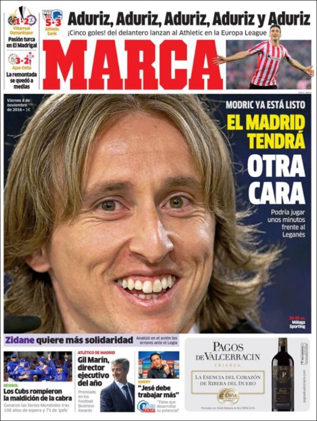 Ce scriu azi ziarele de sport din lume (4 noiembrie 2016)