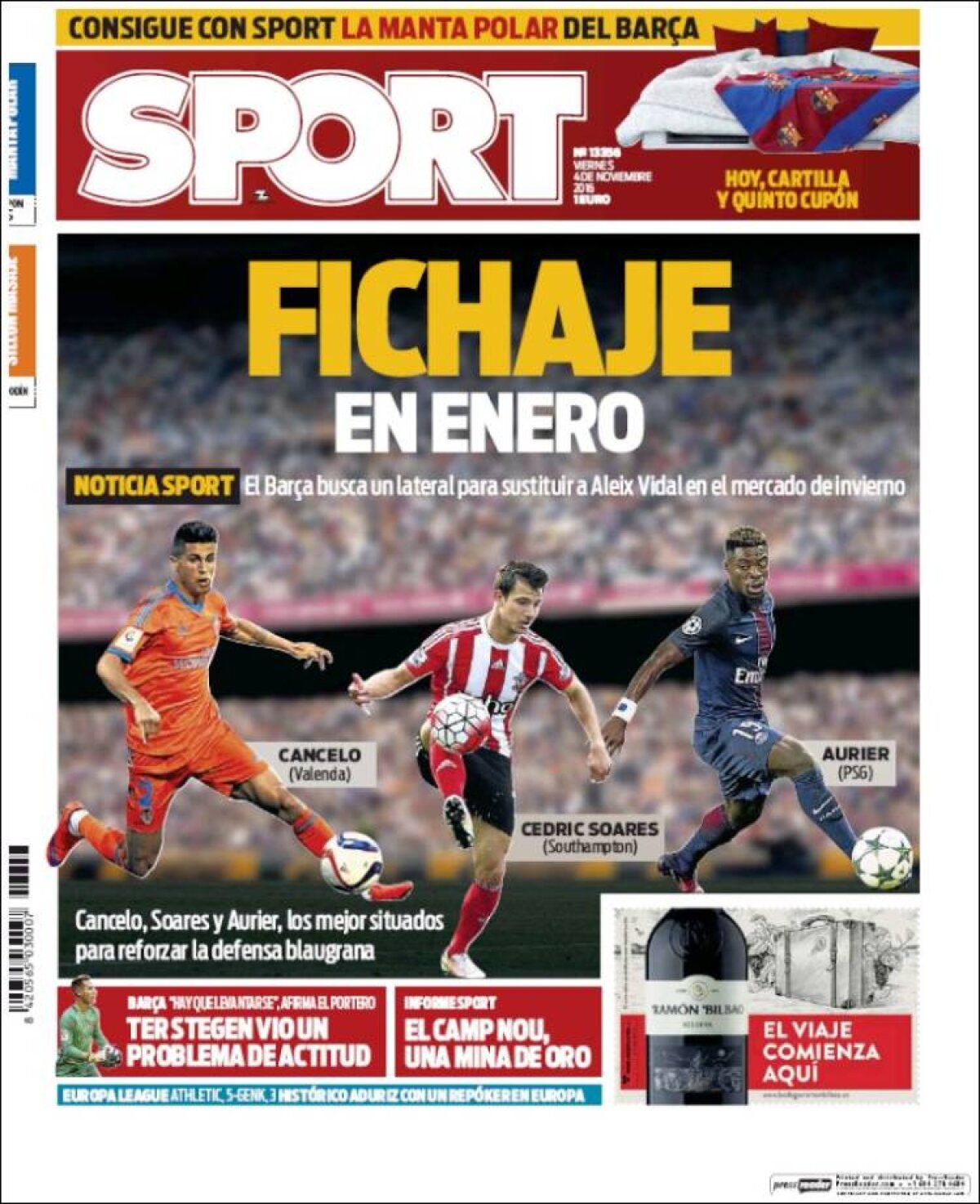 Ce scriu azi ziarele de sport din lume (4 noiembrie 2016)