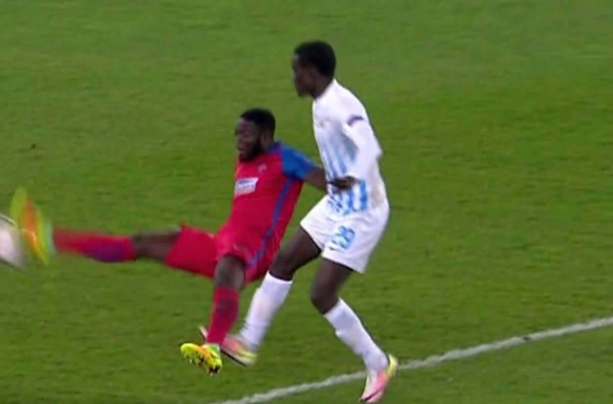 FOTO Fază controversată la Zurich - Steaua » Elevii lui Reghe puteau primi penalty în repriza a doua