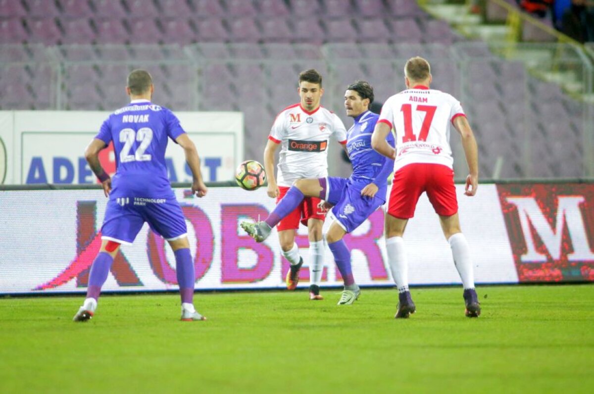 VIDEO+FOTO » Dinamo intră în zona de play-off după victoria cu emoții de la Timișoara, scor 2-1