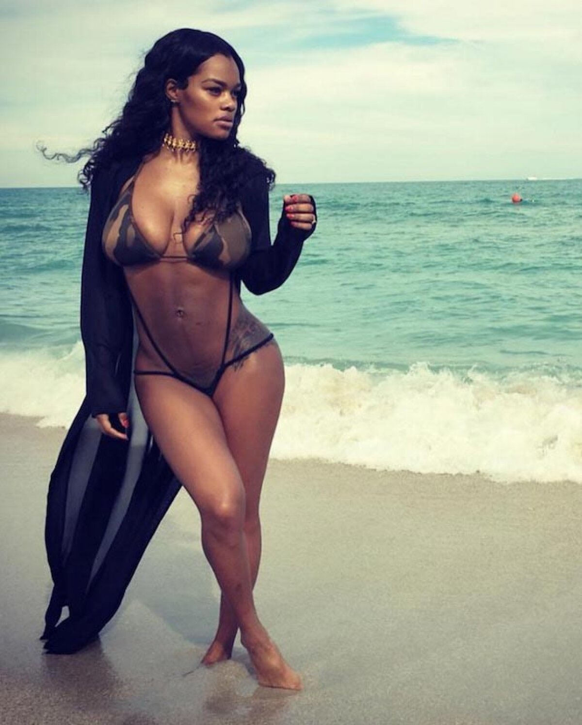 FOTO Cea mai sexy coregrafă a campionului » Teyana Taylor îi încălzește patul unui star din NBA