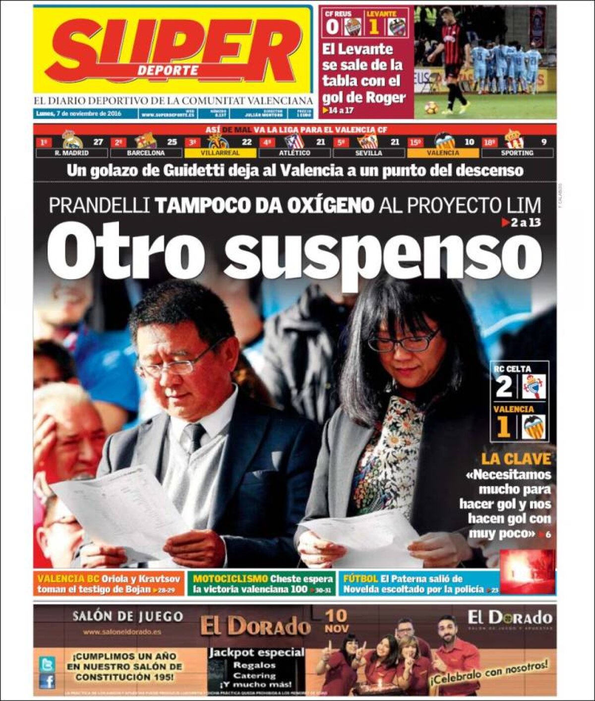 Ce scriu azi ziarele de sport din lume (7 noiembrie 2016)