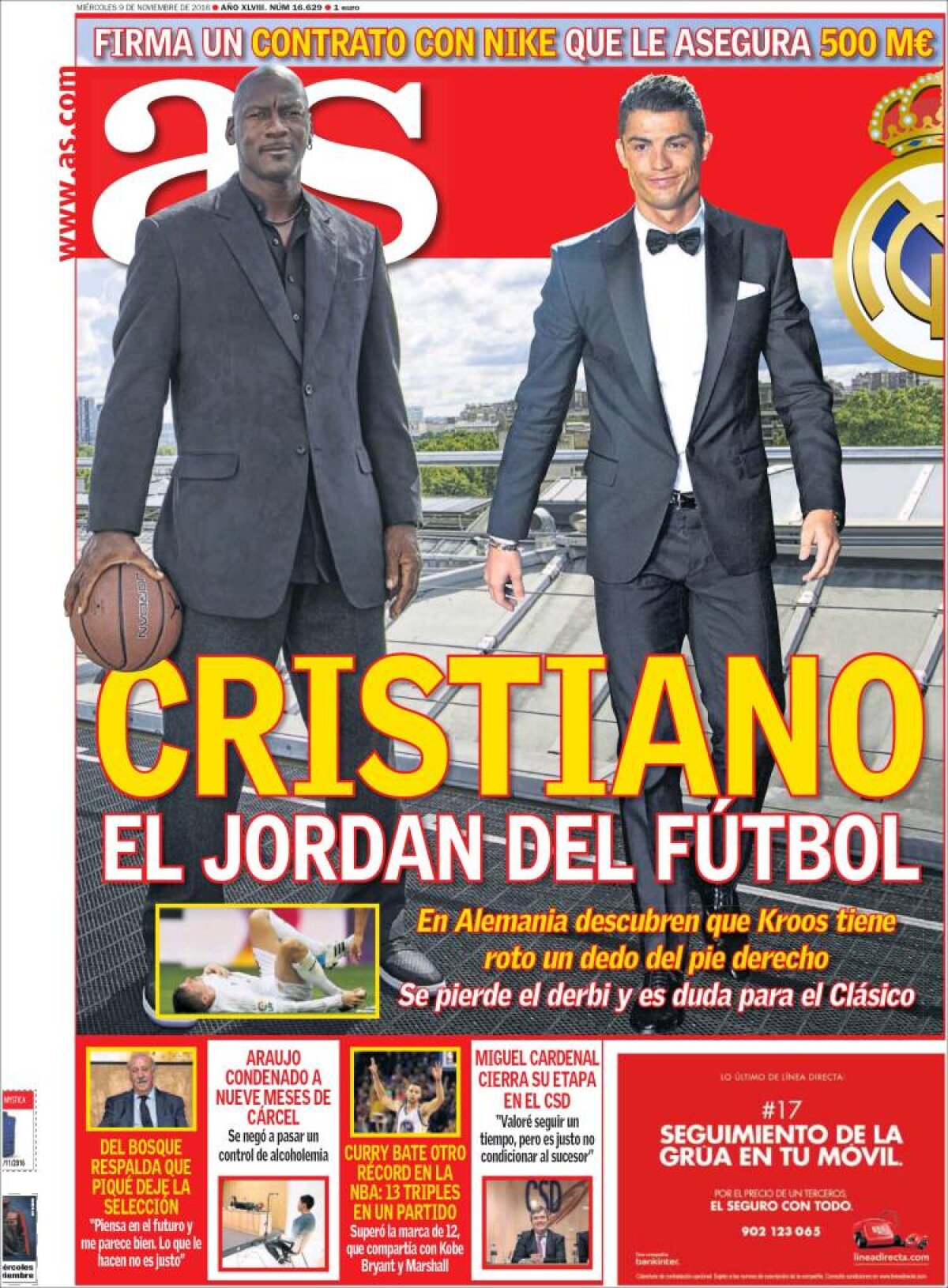 Ce scriu azi ziarele de sport din lume (9 noiembrie 2016)