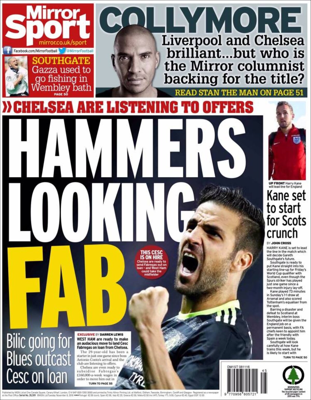 Ce scriu azi ziarele de sport din lume (9 noiembrie 2016)