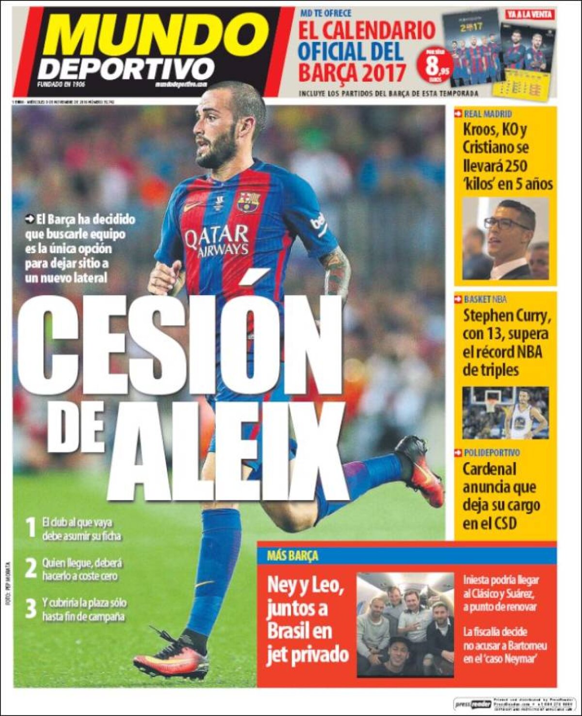 Ce scriu azi ziarele de sport din lume (9 noiembrie 2016)