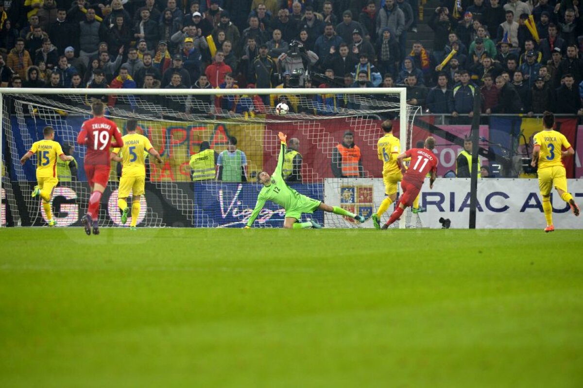 FOTO + VIDEO » Lewandowski și românii. Polonia a făcut praf România, 3-0, într-un meci în care am fost depășiți clar! Șanse minime de calificare