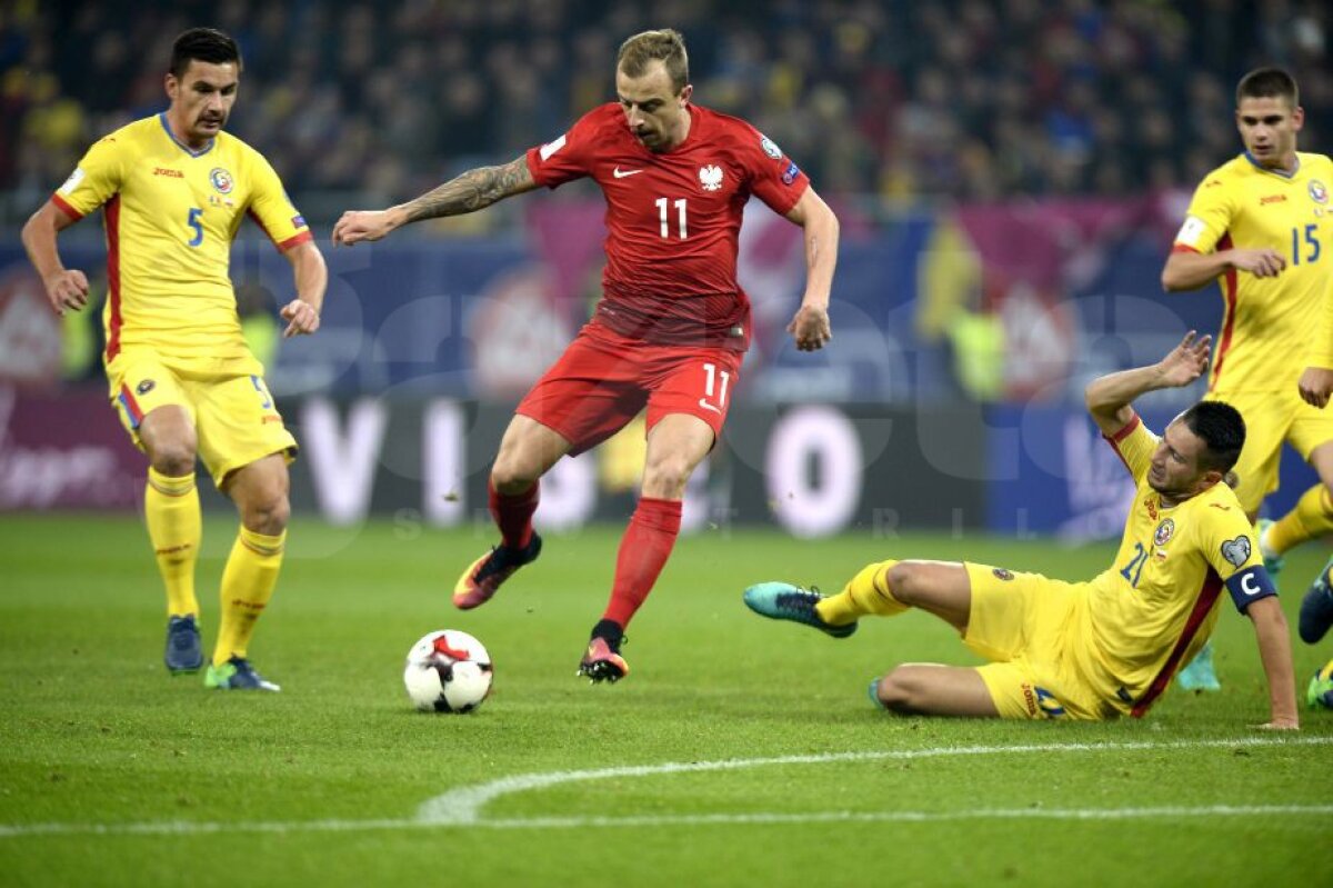 FOTO + VIDEO » Lewandowski și românii. Polonia a făcut praf România, 3-0, într-un meci în care am fost depășiți clar! Șanse minime de calificare