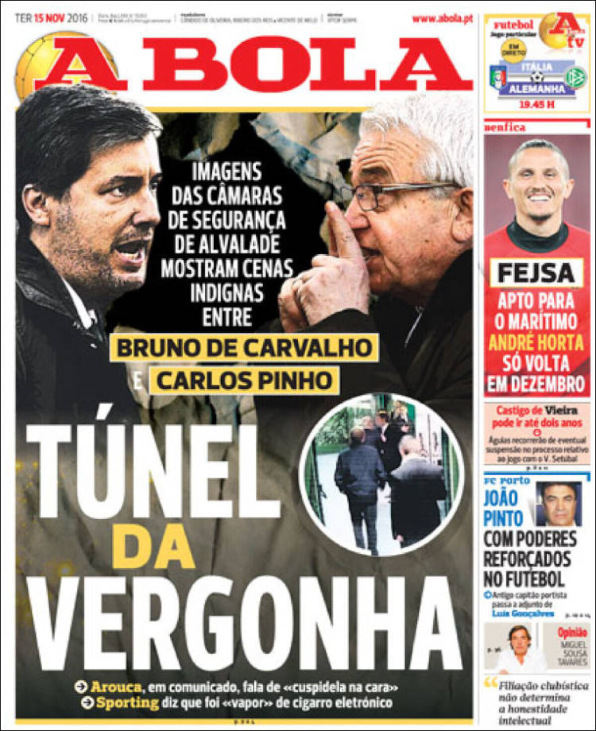 Ce scriu azi ziarele de sport din lume (15 noiembrie 2016)