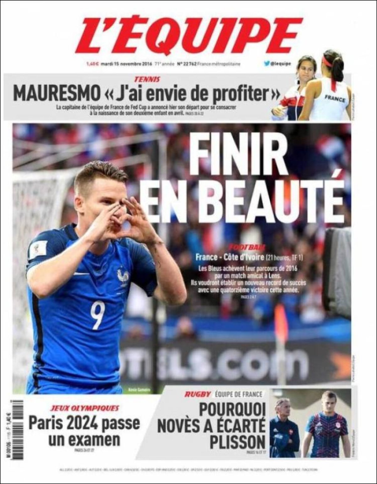 Ce scriu azi ziarele de sport din lume (15 noiembrie 2016)