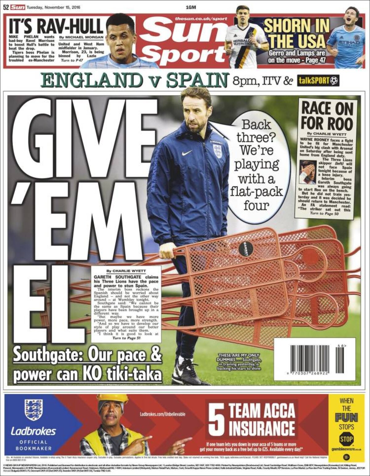 Ce scriu azi ziarele de sport din lume (15 noiembrie 2016)