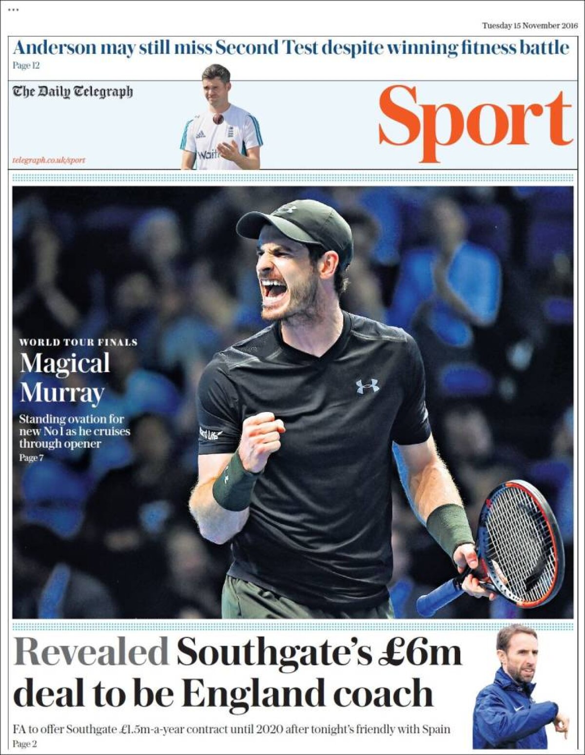 Ce scriu azi ziarele de sport din lume (15 noiembrie 2016)