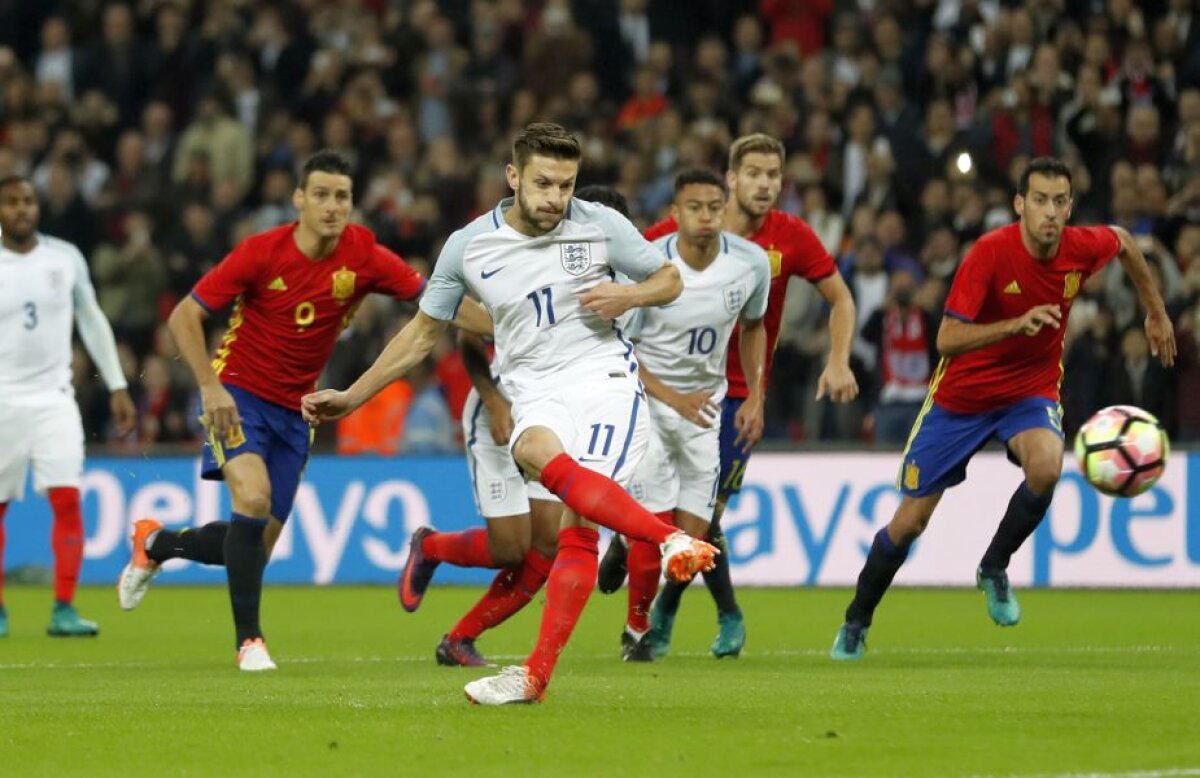 VIDEO și FOTO Amicale de lux între forțele Europei » Meci nebun arbitrat de Hațegan la Londra, între Anglia și Spania