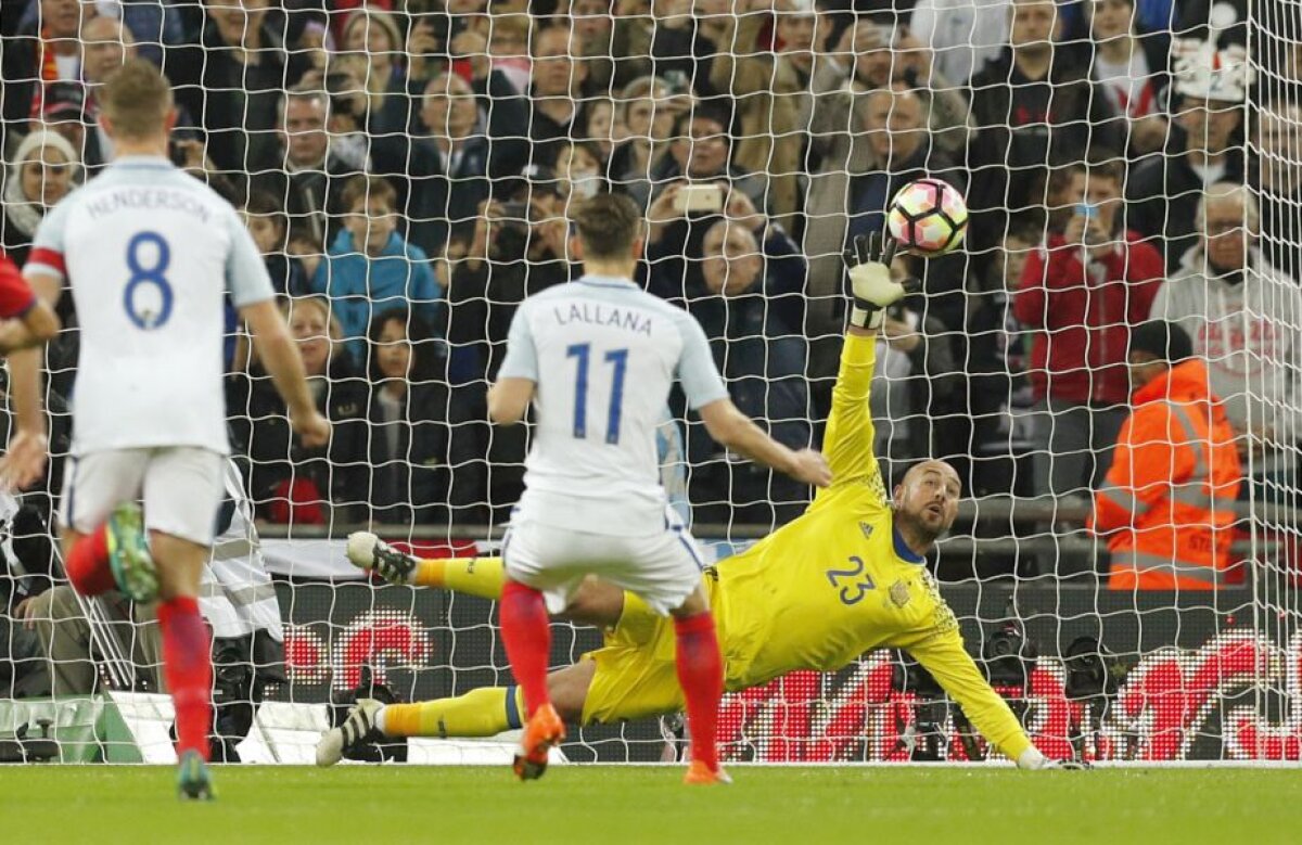 VIDEO și FOTO Amicale de lux între forțele Europei » Meci nebun arbitrat de Hațegan la Londra, între Anglia și Spania