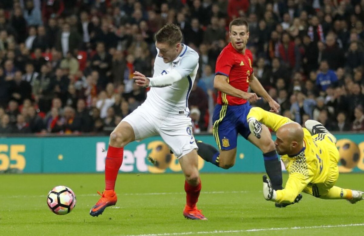 VIDEO și FOTO Amicale de lux între forțele Europei » Meci nebun arbitrat de Hațegan la Londra, între Anglia și Spania