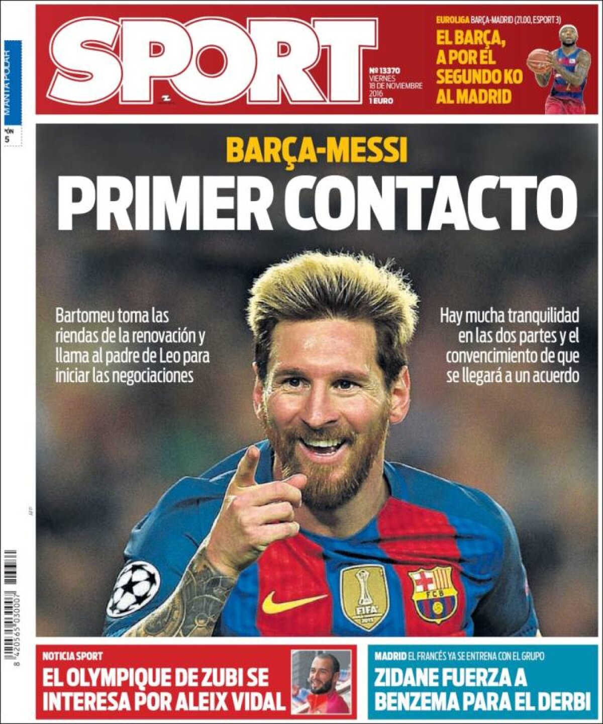 Ce scriu azi ziarele de sport din lume (18 noiembrie 2016)