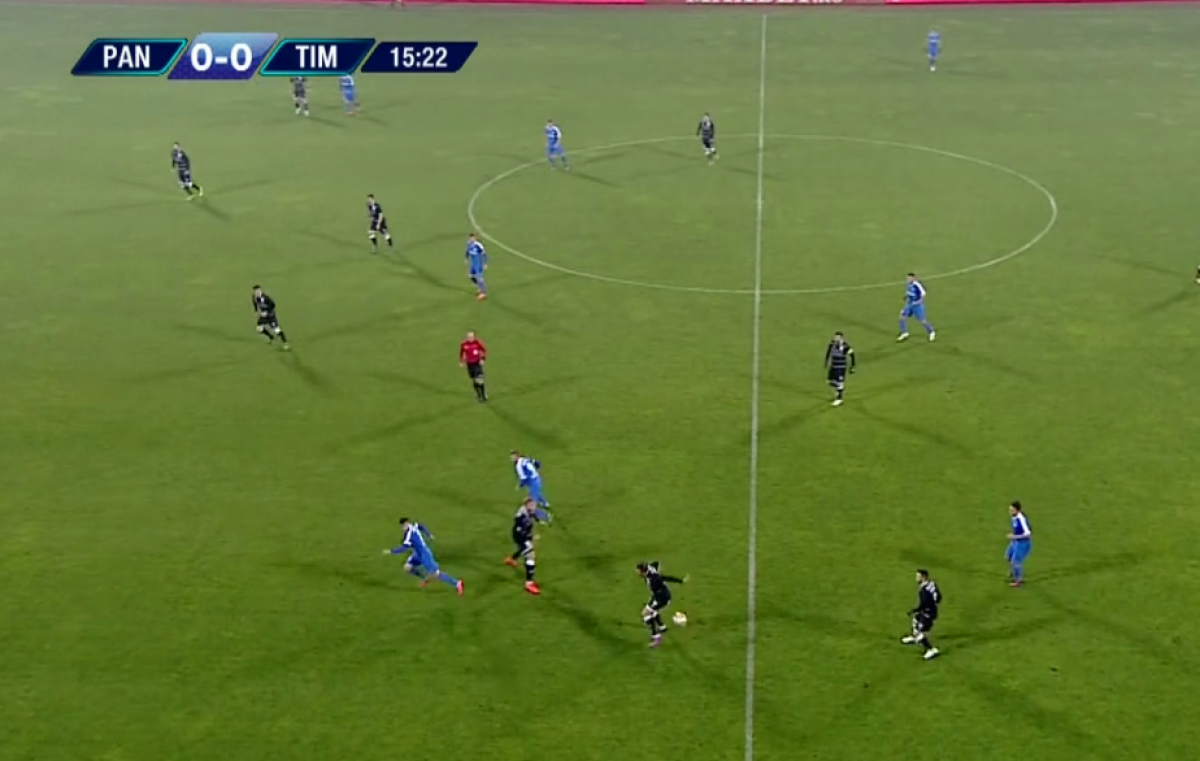 FOTO Timișoara a marcat după un presupus henț al lui Novak! Grigoraș a protestat, dar fără rezultat