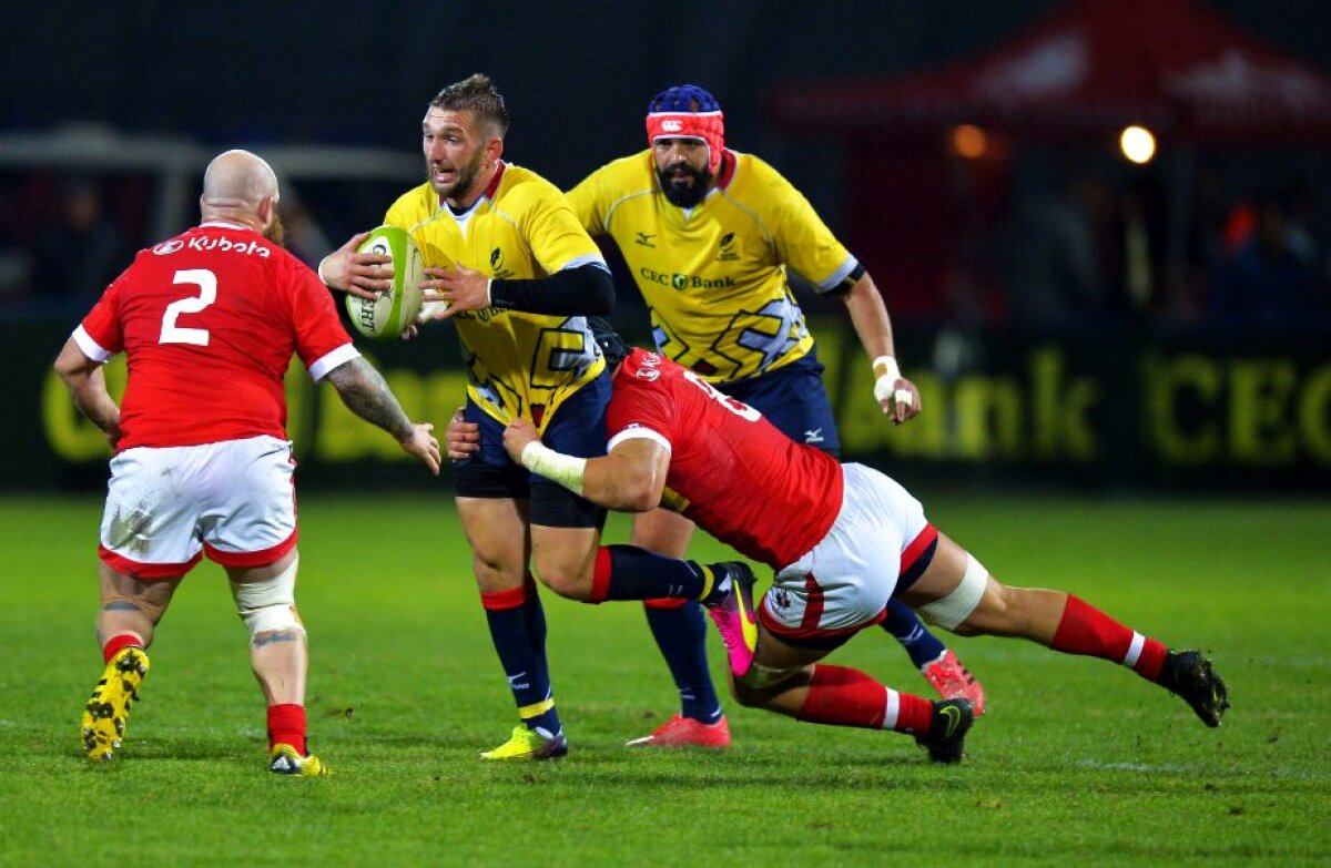 GALERIE FOTO România a învins Canada la rugby, scor 21-16 » 10 imagini spectaculoase de la partida de azi
