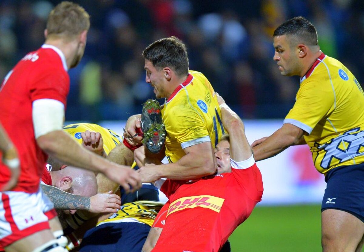 GALERIE FOTO România a învins Canada la rugby, scor 21-16 » 10 imagini spectaculoase de la partida de azi
