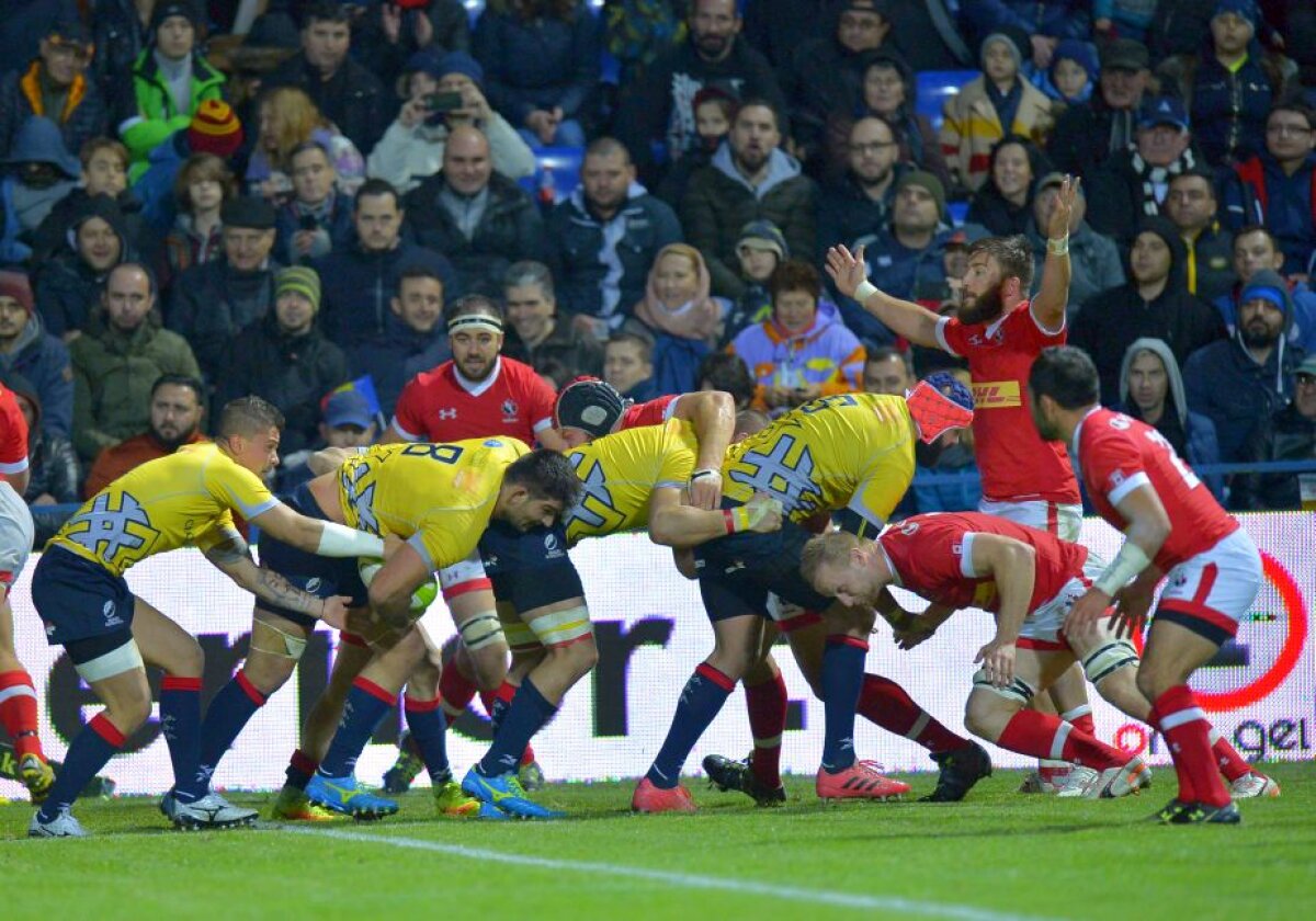 GALERIE FOTO România a învins Canada la rugby, scor 21-16 » 10 imagini spectaculoase de la partida de azi