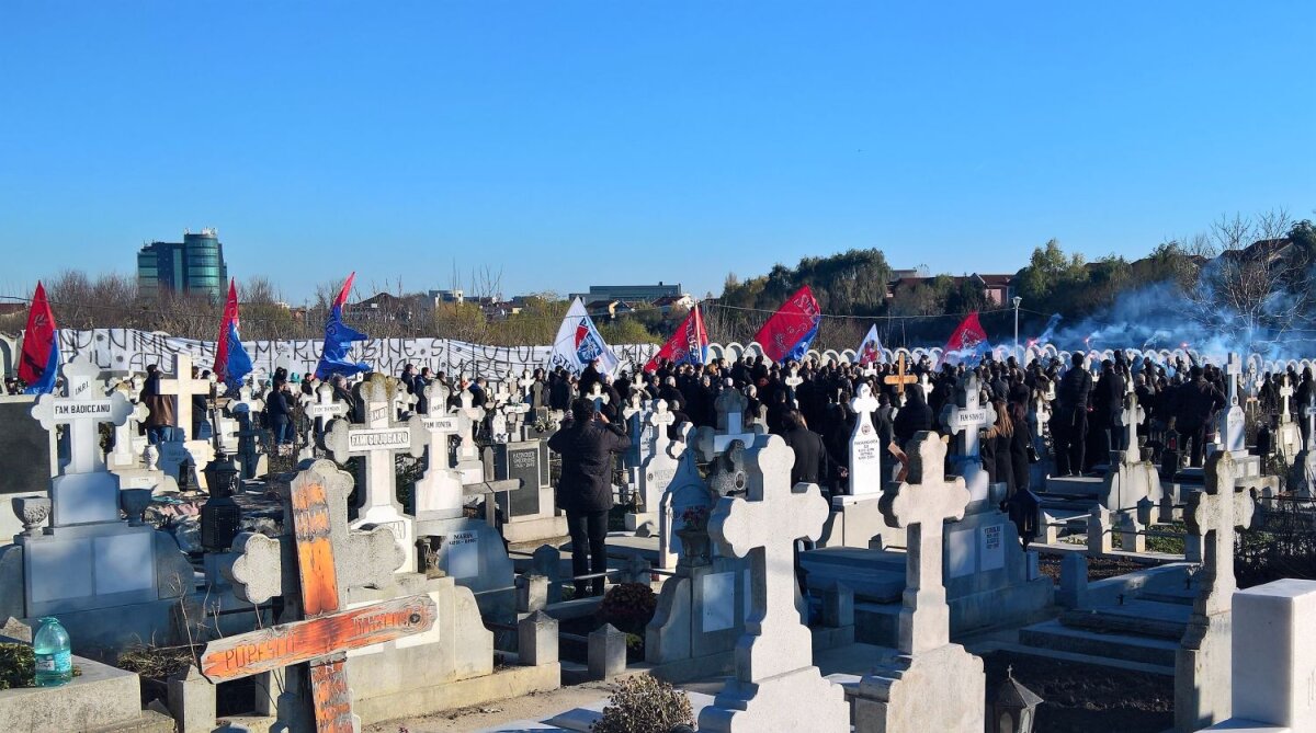 FOTO Ultimul salut pentru Didi » Prodan a fost condus pe ultimul drum: 500 de oameni i-au fost alături