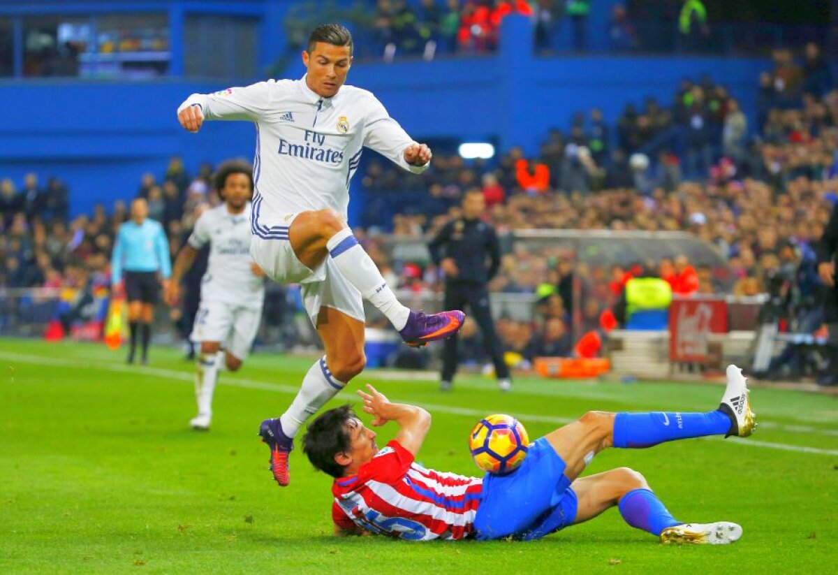 VIDEO+FOTO » Victorie zdrobitoare a lui Real Madrid pe terenul lui Atletico » Ronaldo a reușit un hattrick și Barcelona rămâne la 4 puncte în spate