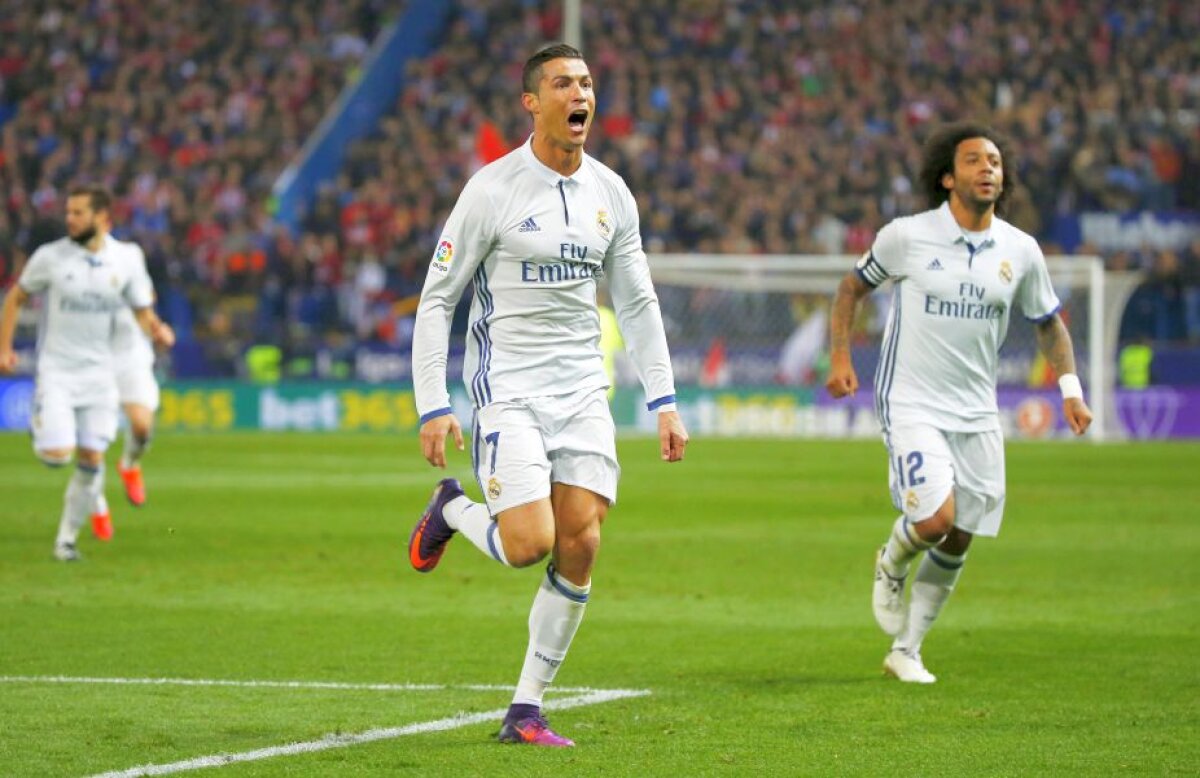VIDEO+FOTO » Victorie zdrobitoare a lui Real Madrid pe terenul lui Atletico » Ronaldo a reușit un hattrick și Barcelona rămâne la 4 puncte în spate