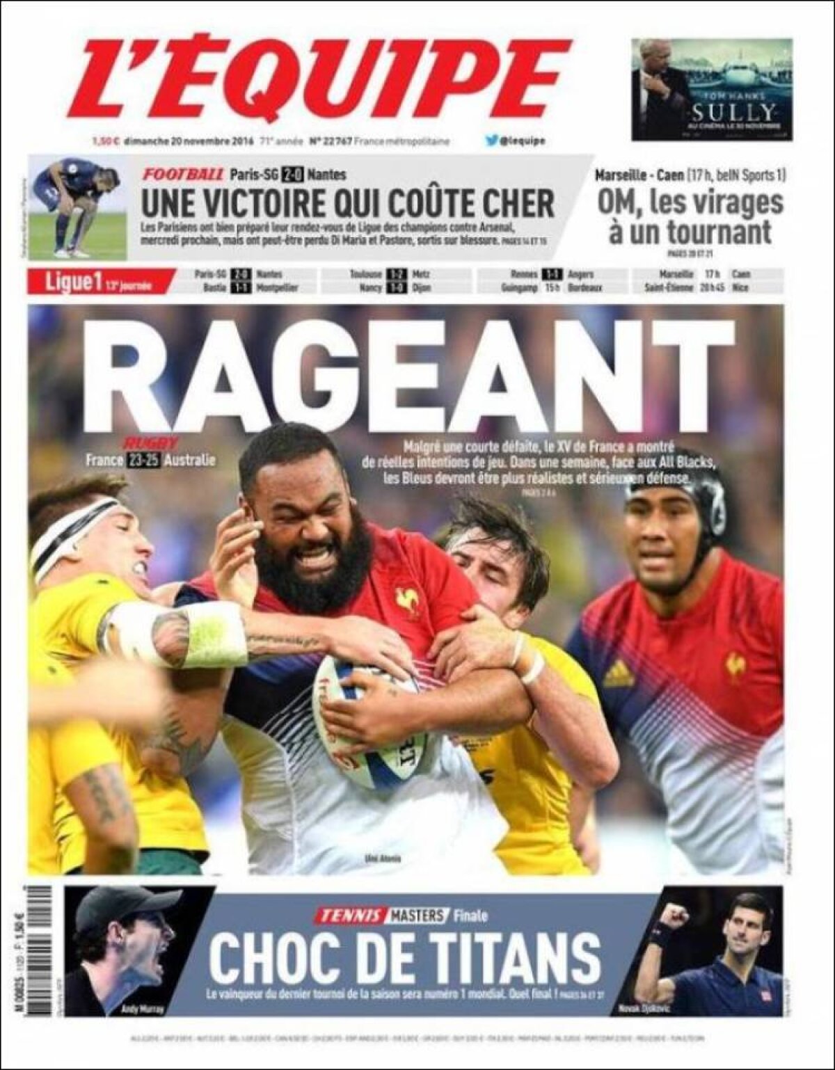 Ce scriu azi ziarele de sport din lume (20 noiembrie 2016)