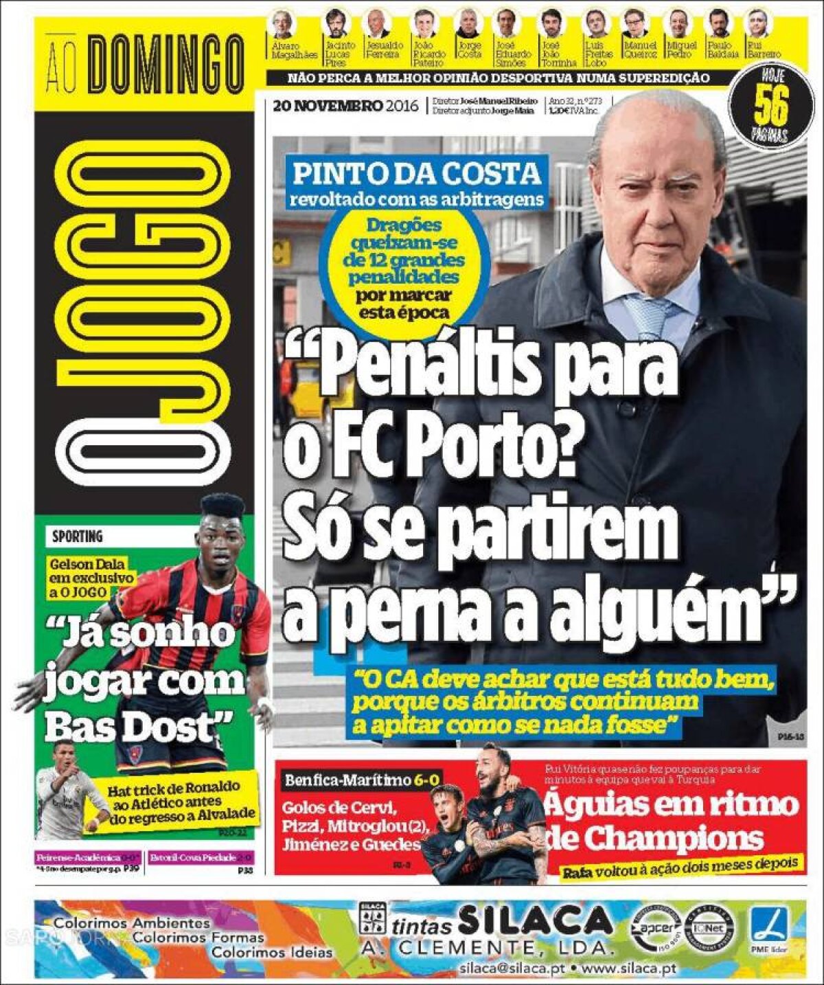 Ce scriu azi ziarele de sport din lume (20 noiembrie 2016)