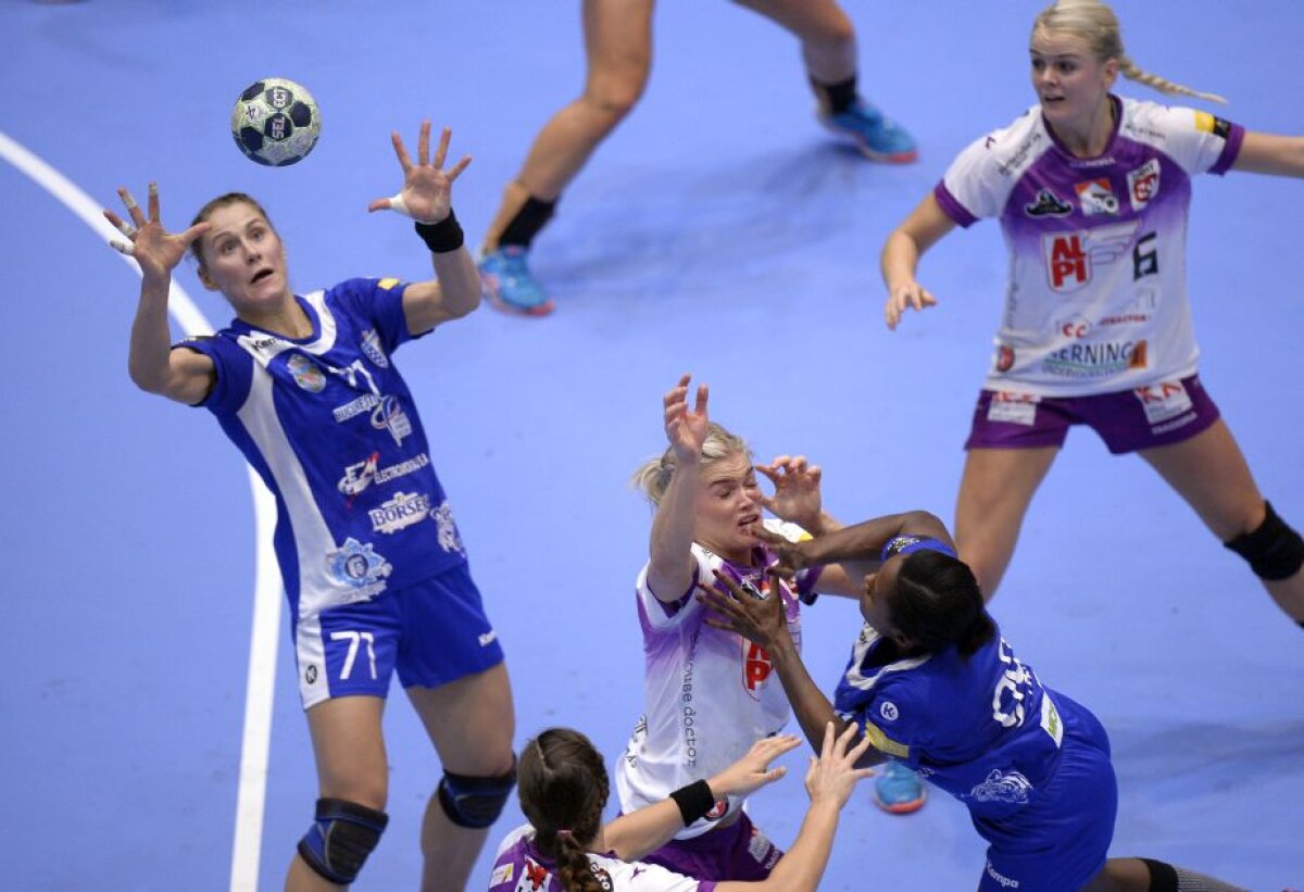 GALERIE FOTO Succes clar pentru CSM București în meciul din Liga Campionilor cu Midtjylland » Cum arată grupele preliminare și când se joacă