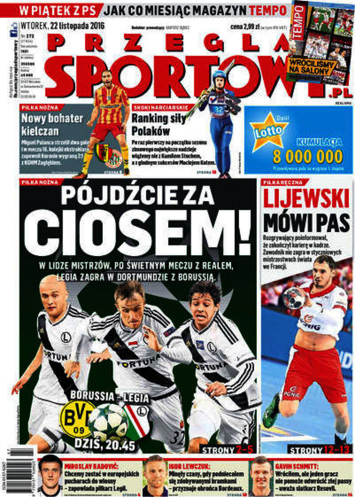 Ce scriu azi ziarele de sport din lume (22 noiembrie 2016)