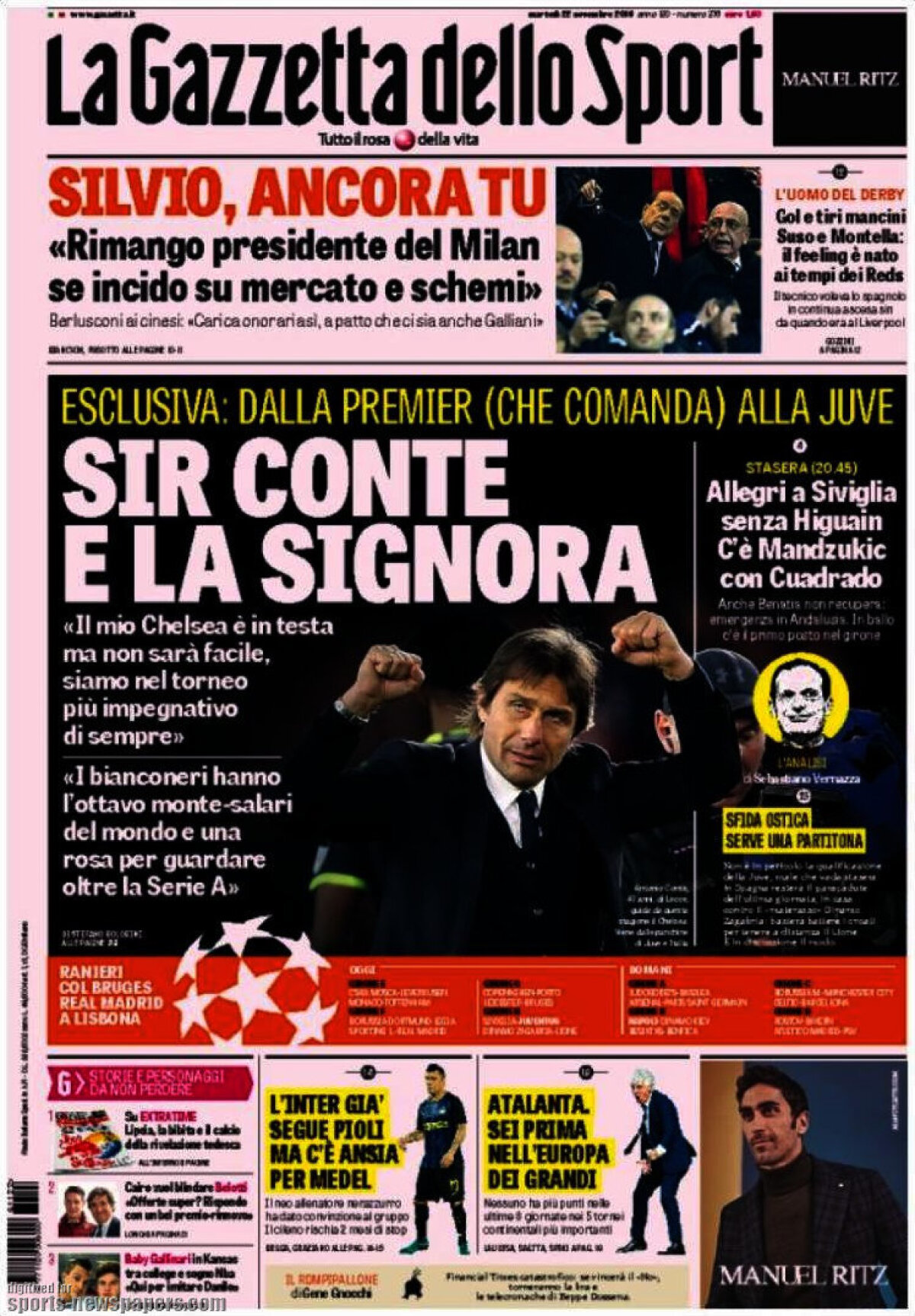 Ce scriu azi ziarele de sport din lume (22 noiembrie 2016)