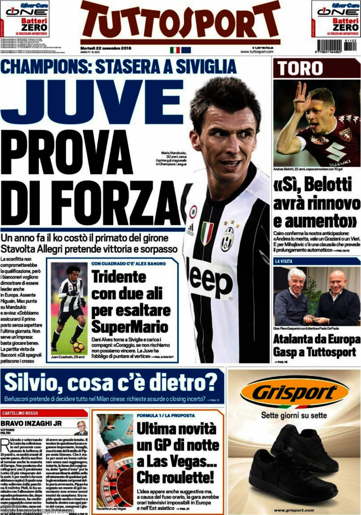 Ce scriu azi ziarele de sport din lume (22 noiembrie 2016)