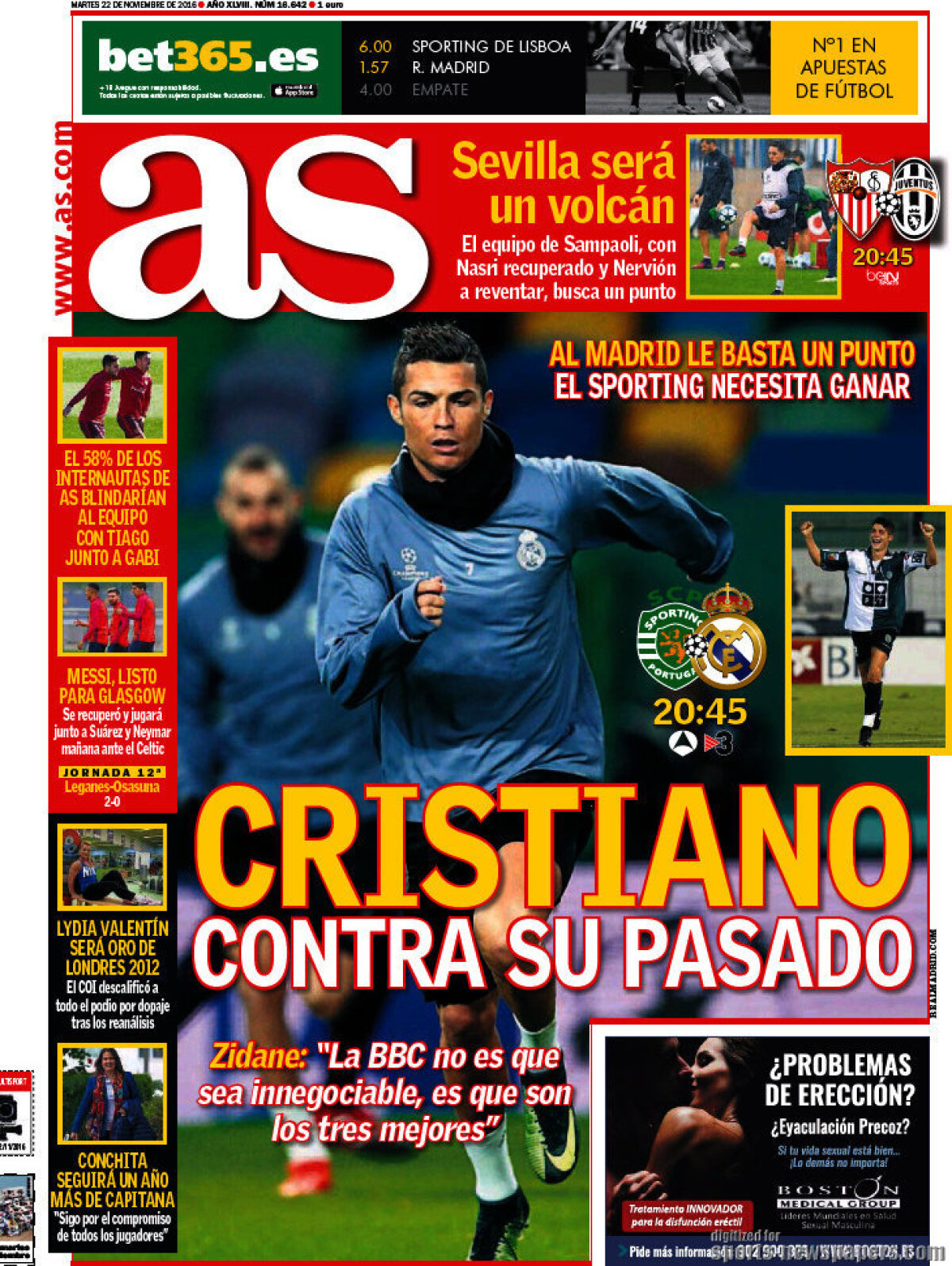 Ce scriu azi ziarele de sport din lume (22 noiembrie 2016)