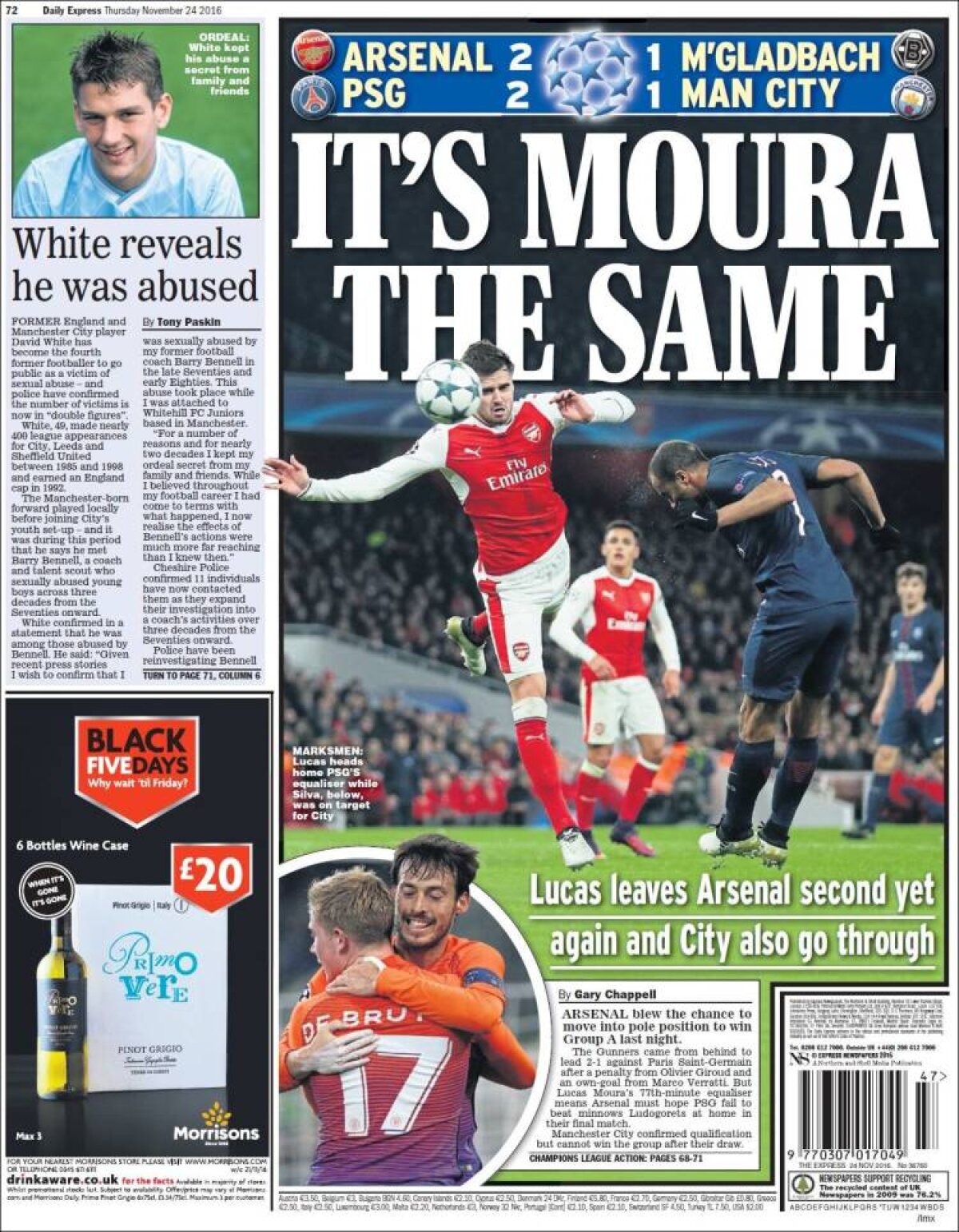 Ce scriu azi ziarele de sport din lume (24 noiembrie 2016)