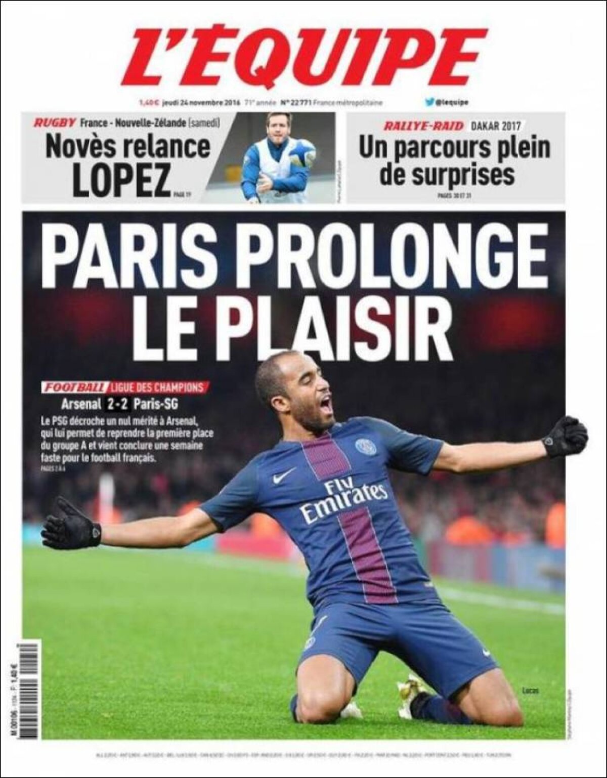 Ce scriu azi ziarele de sport din lume (24 noiembrie 2016)