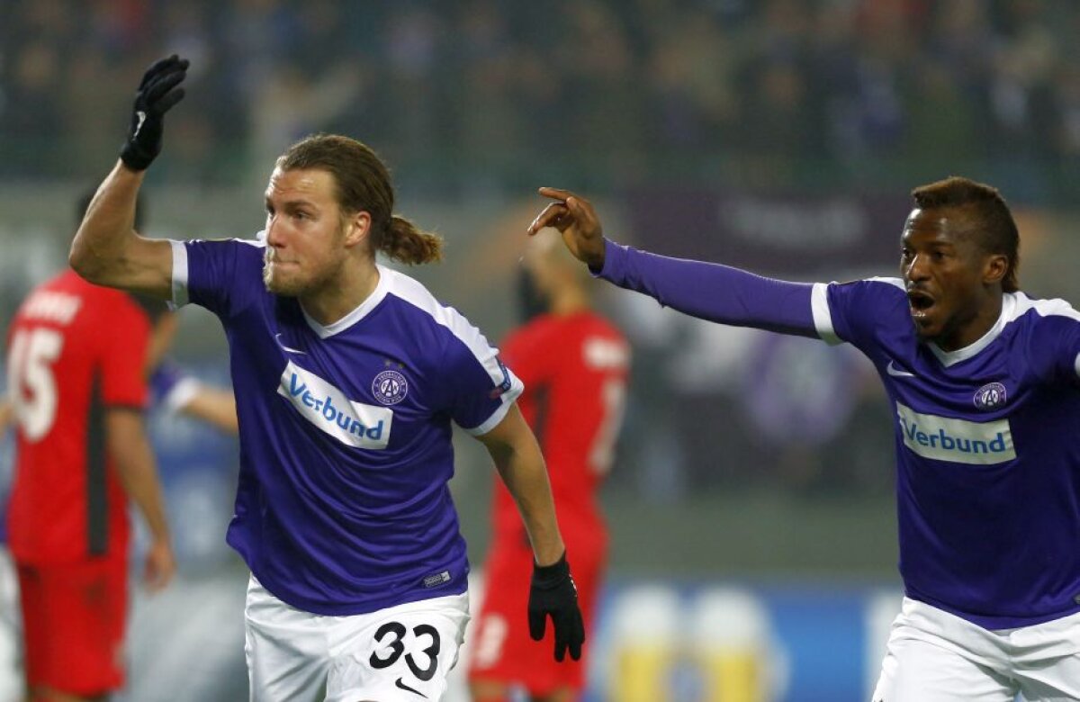 VIDEO şi FOTO » Seara revenirilor! Astra a răsturnat tabela în 7 minute în Austria! Se poate califica şi dacă pierde cu AS Roma. CALCULELE complete