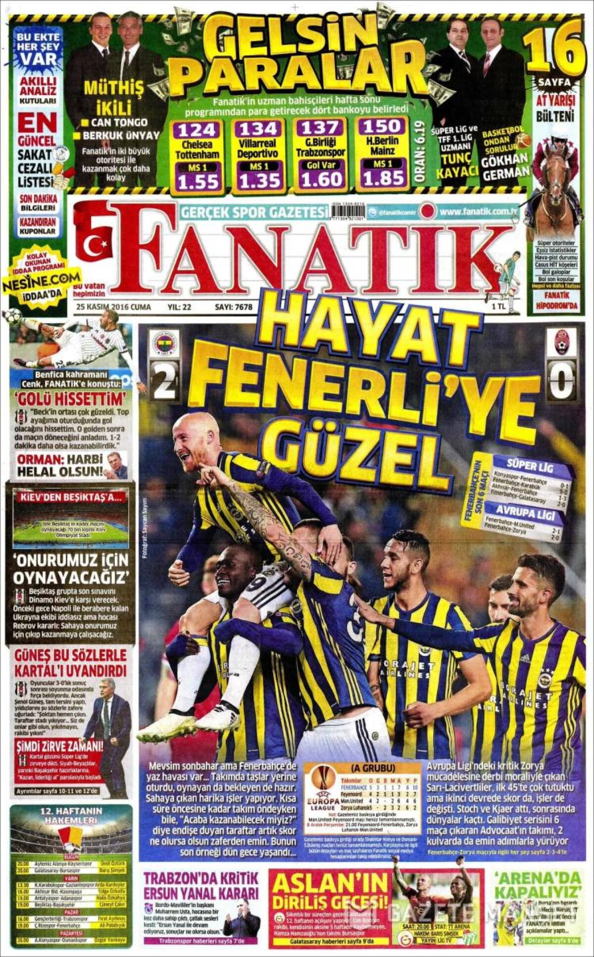 Ce scriu azi ziarele de sport din lume (25 octombrie 2016)