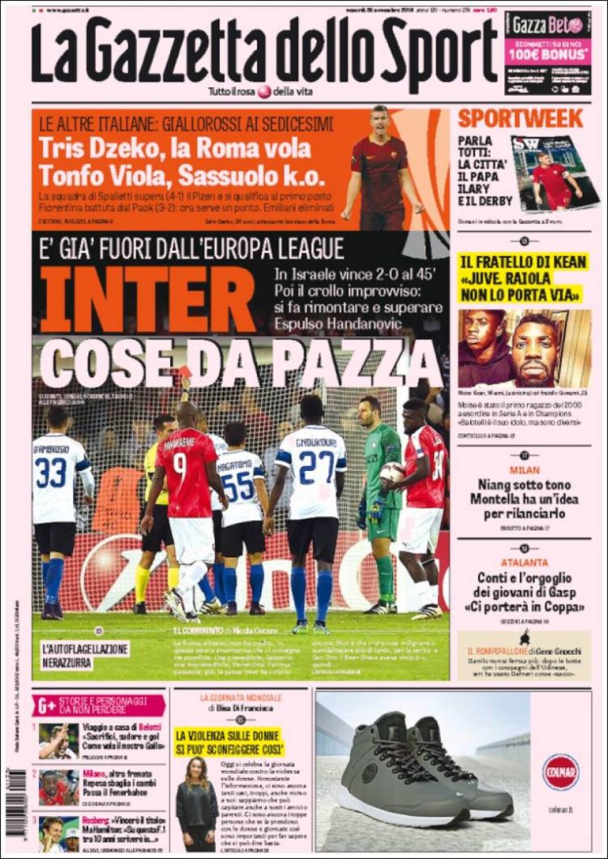 Ce scriu azi ziarele de sport din lume (25 octombrie 2016)