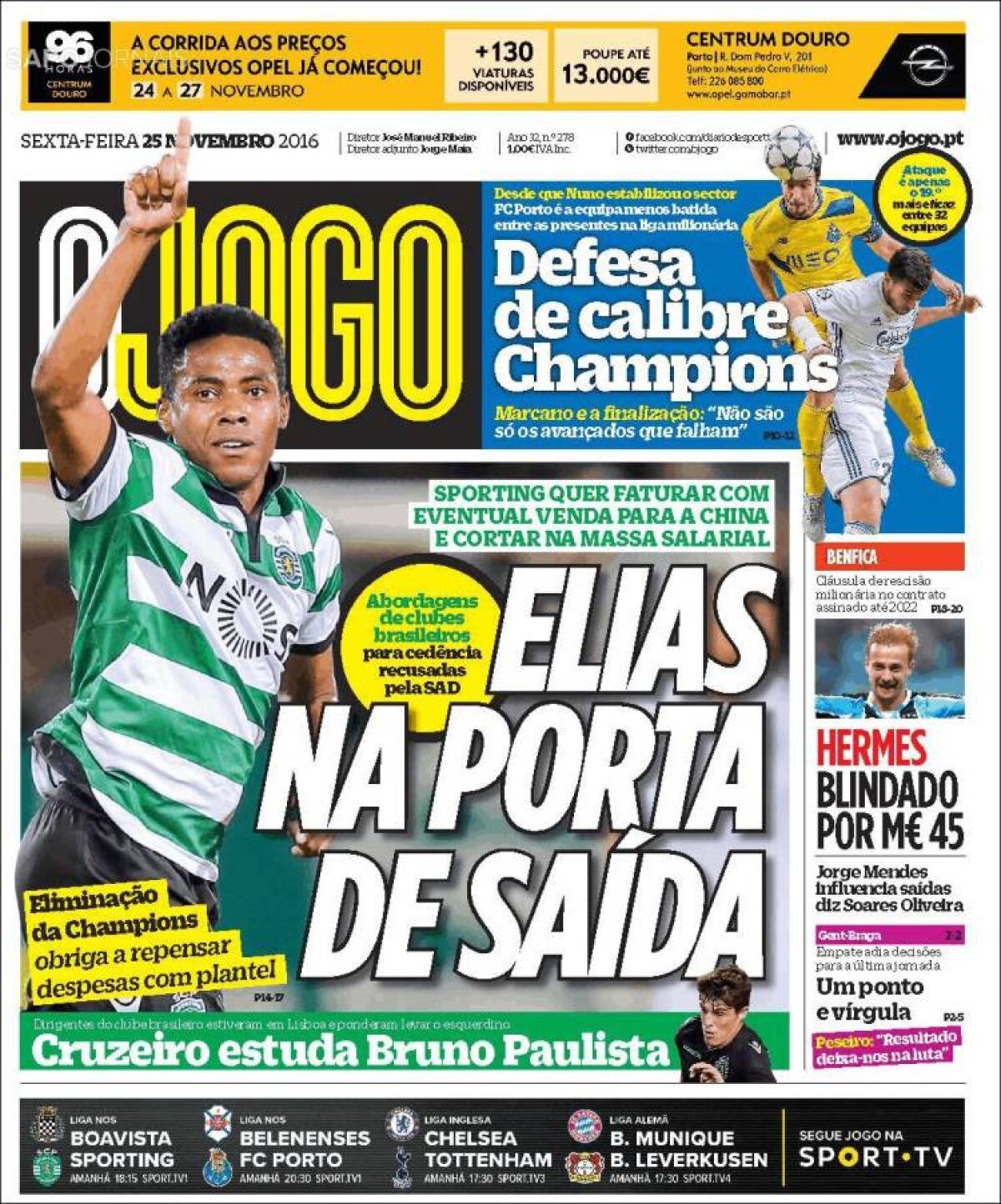 Ce scriu azi ziarele de sport din lume (25 octombrie 2016)