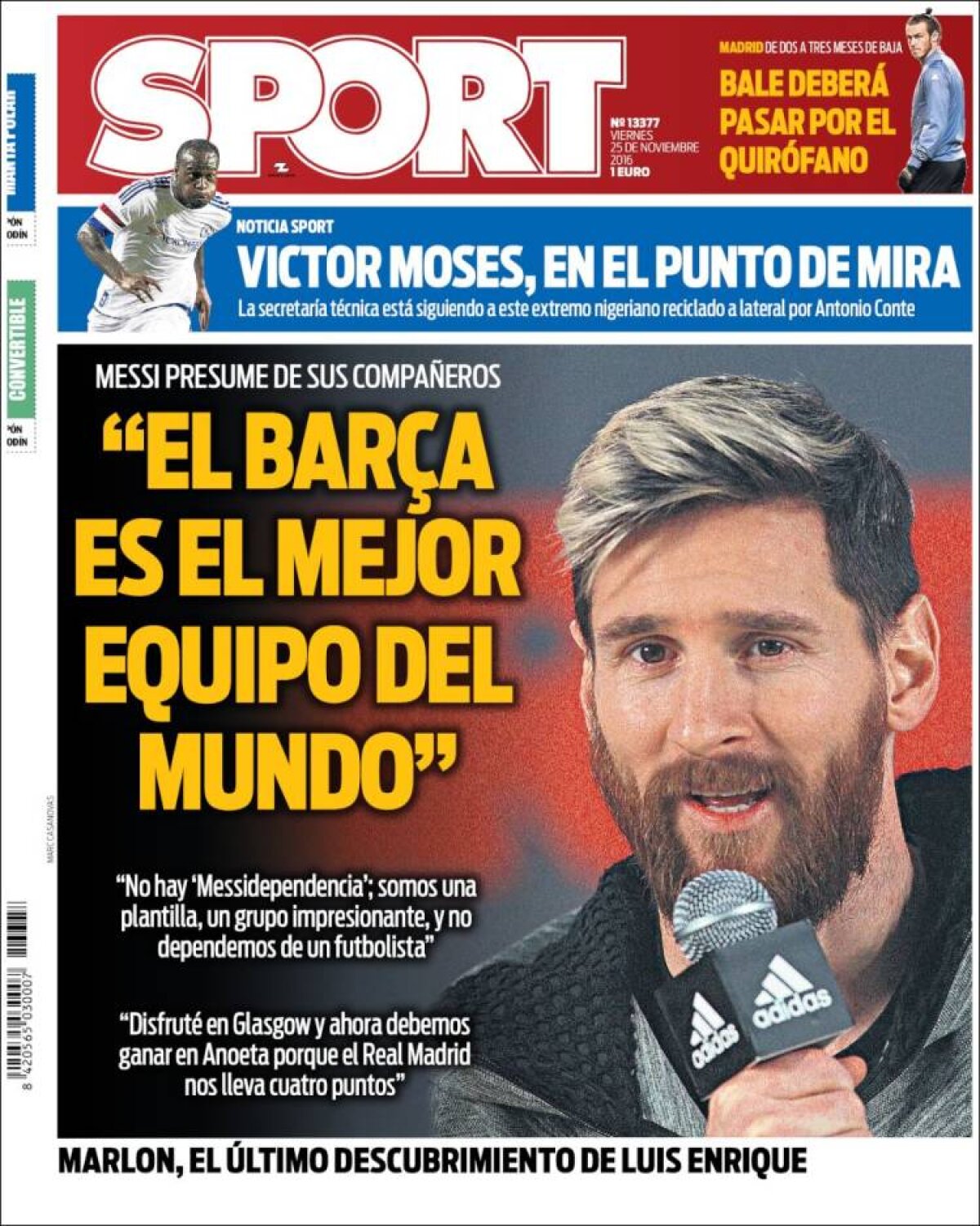 Ce scriu azi ziarele de sport din lume (25 octombrie 2016)