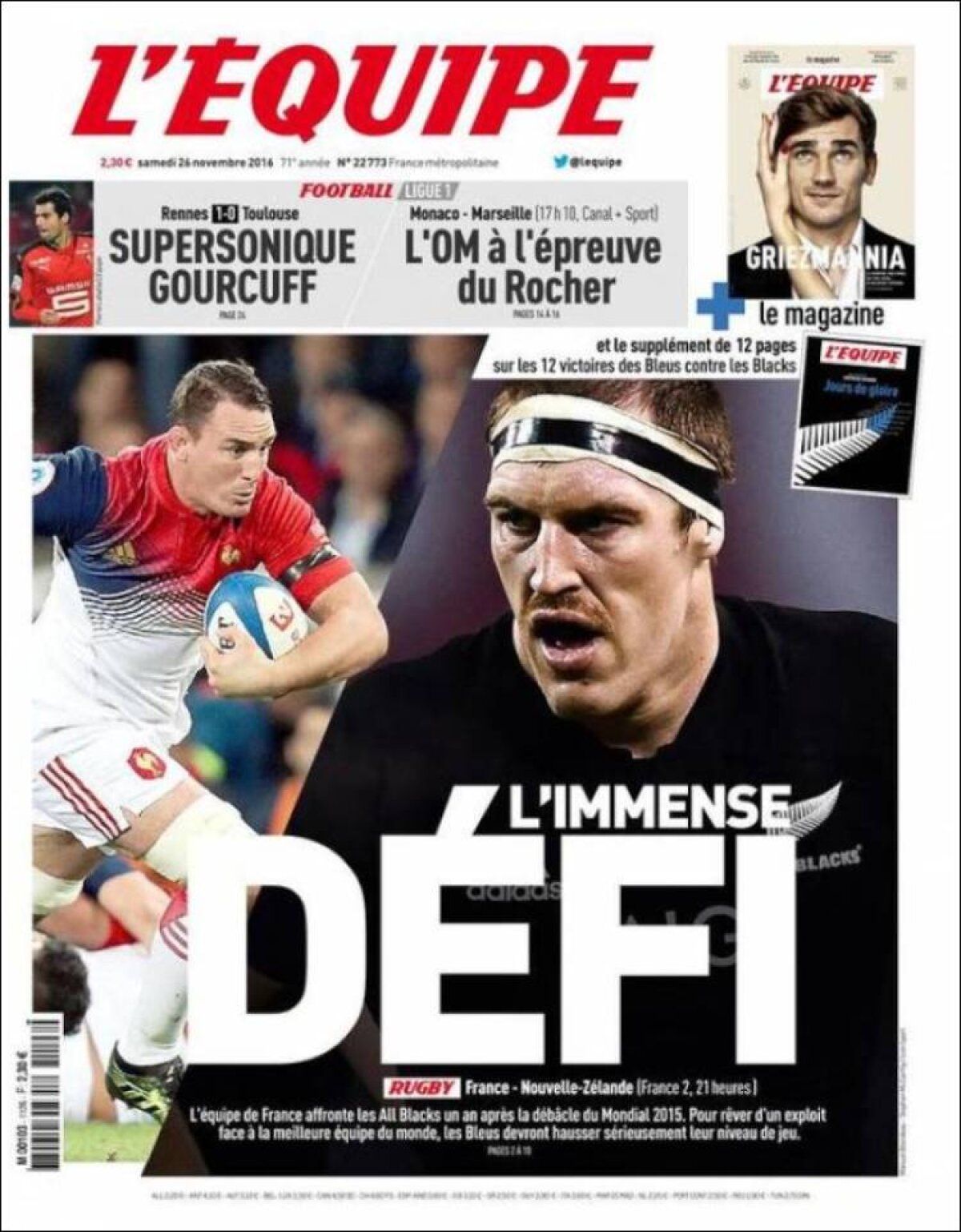 Ce scriu azi ziarele de sport din lume (26 octombrie 2016)