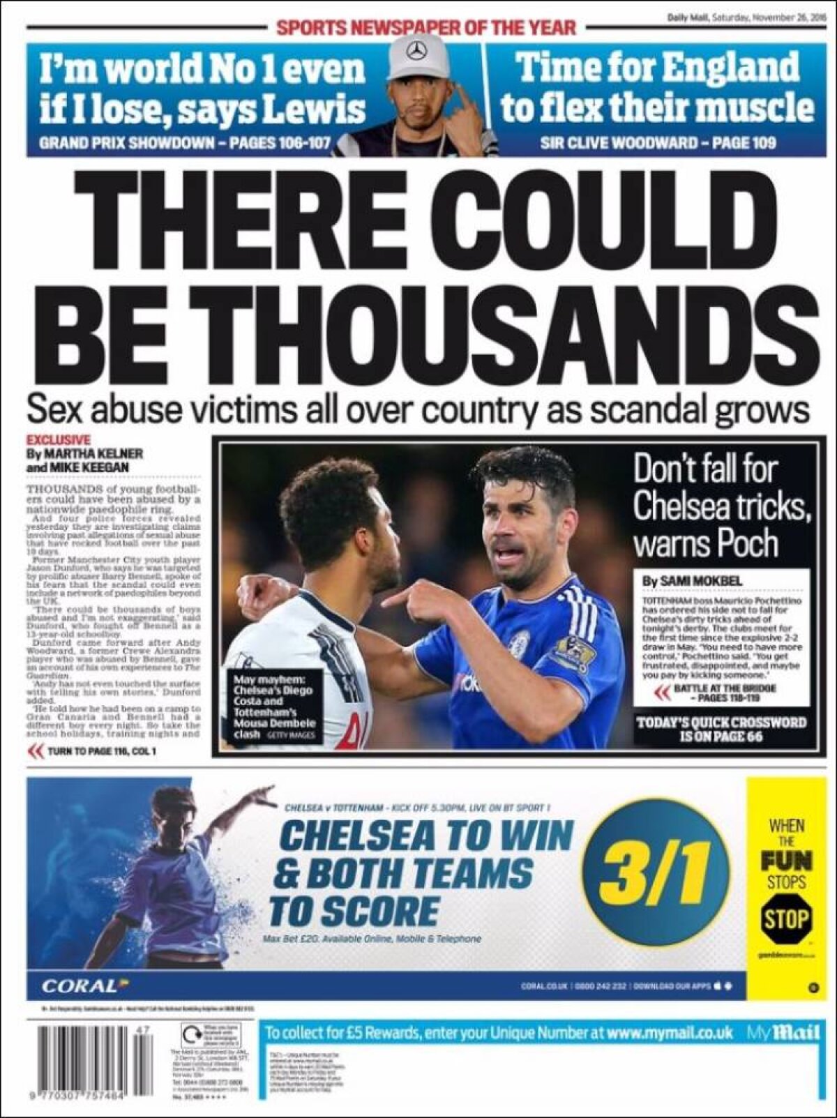 Ce scriu azi ziarele de sport din lume (26 octombrie 2016)