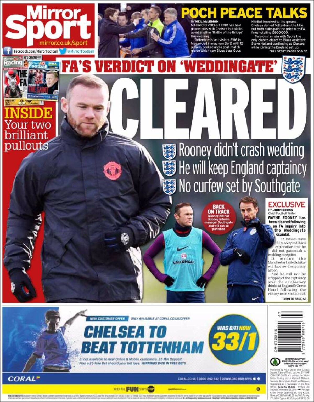 Ce scriu azi ziarele de sport din lume (26 octombrie 2016)