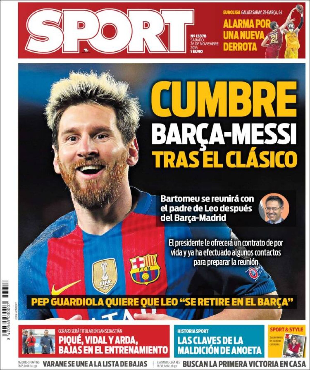 Ce scriu azi ziarele de sport din lume (26 octombrie 2016)