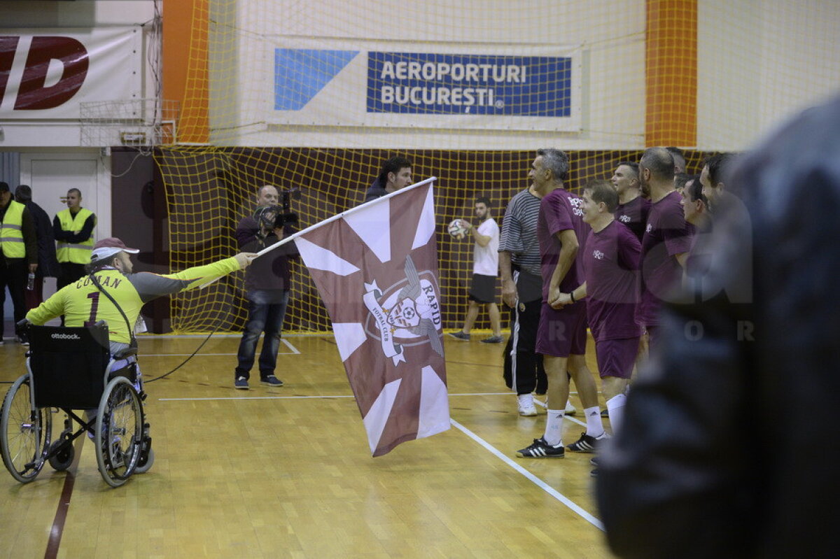 FOTO Derby ca în vremurile bune » Rapid a învins Progresul într-o partidă destinată jucătorilor old-boys