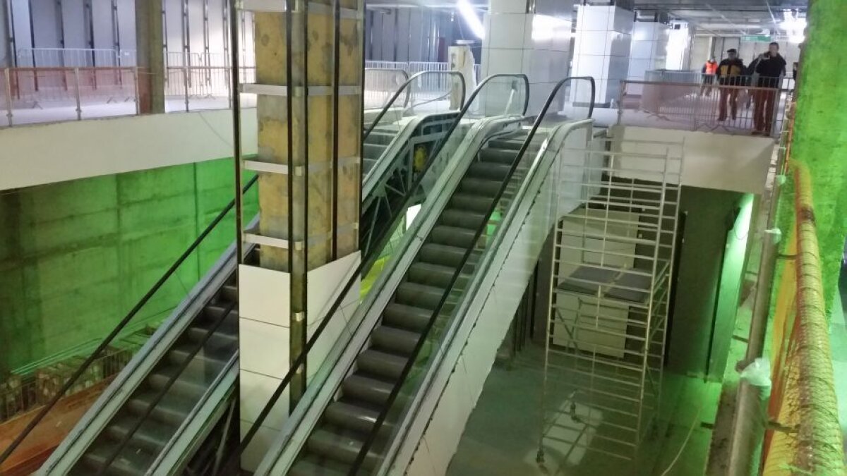 VIDEO+FOTO Primele imagini cu noile stații ale metroului din Drumul Taberei » Toate informațiile și ce s-a întâmplat la "Ziua Porților Deschise"