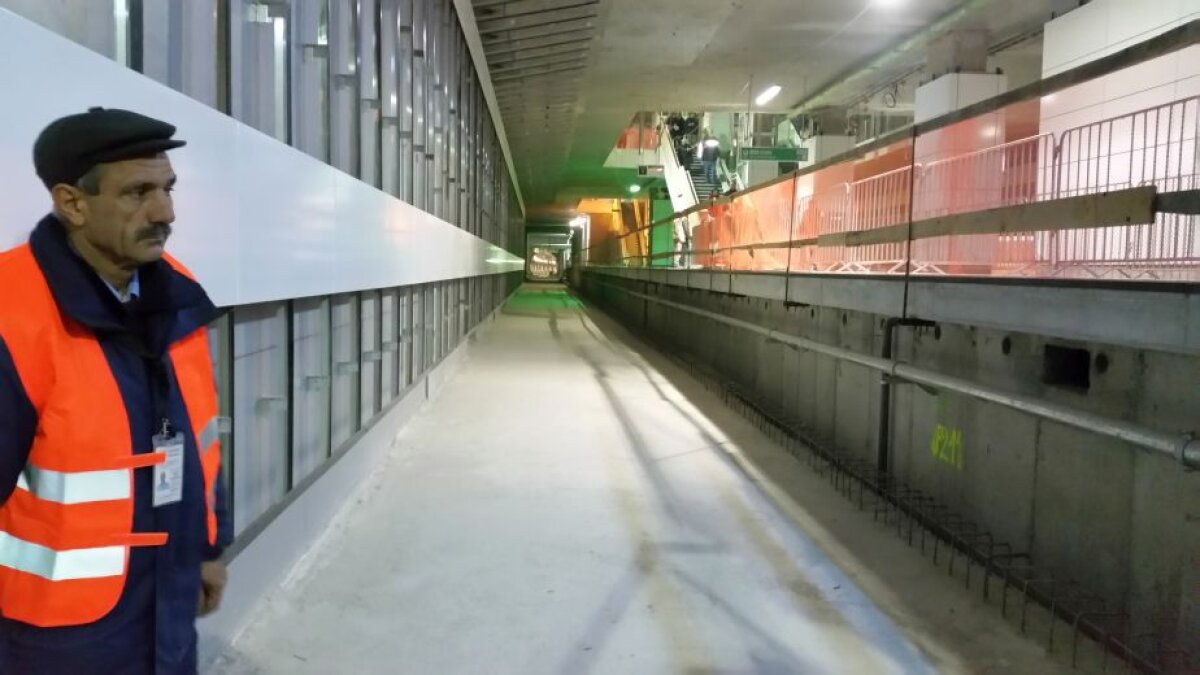 VIDEO+FOTO Primele imagini cu noile stații ale metroului din Drumul Taberei » Toate informațiile și ce s-a întâmplat la "Ziua Porților Deschise"